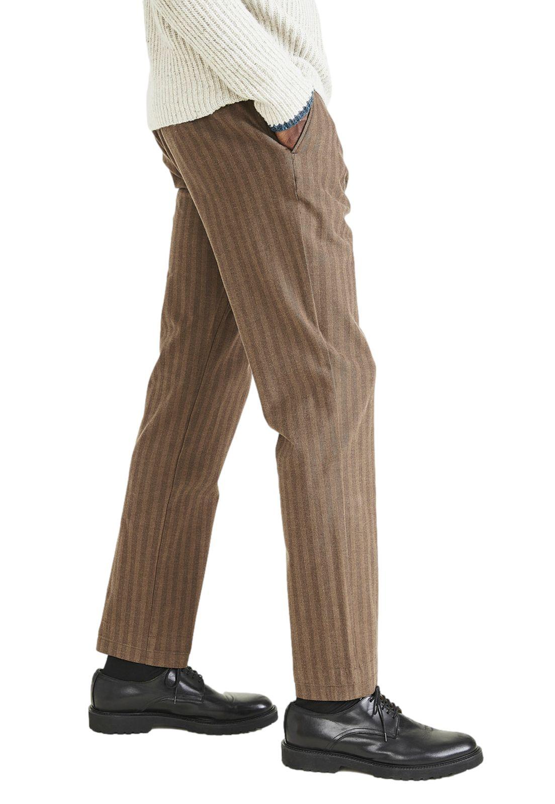 Pantalón Hombre Chino Smart 360 Flex™ Slim Fit Café .-2