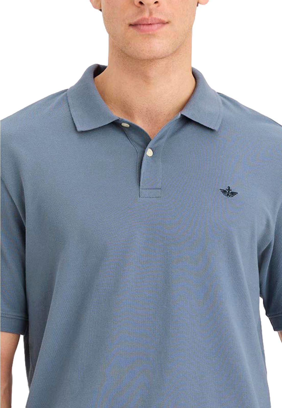 Polera Hombre Polo Regular Fit Azul A6925-0025-3