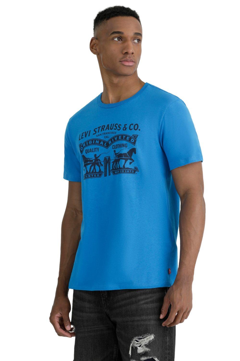 Polera Hombre Regular Fit Azul Levis 56195-0927-3