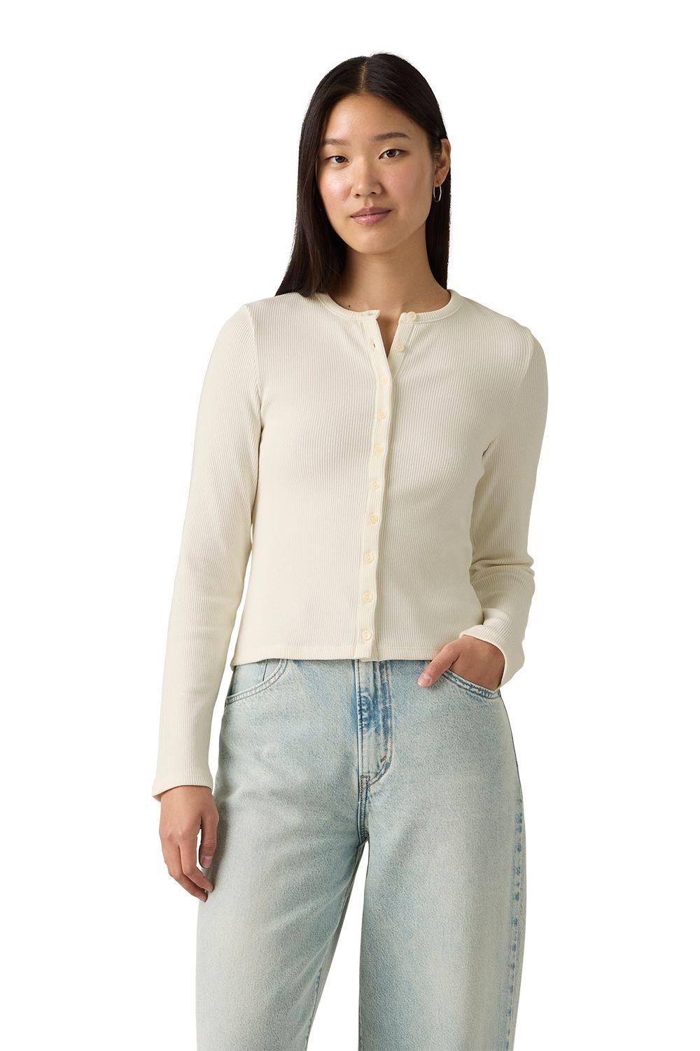 Polera Mujer Rory Button Up Beige Levis 003V1-0000-0