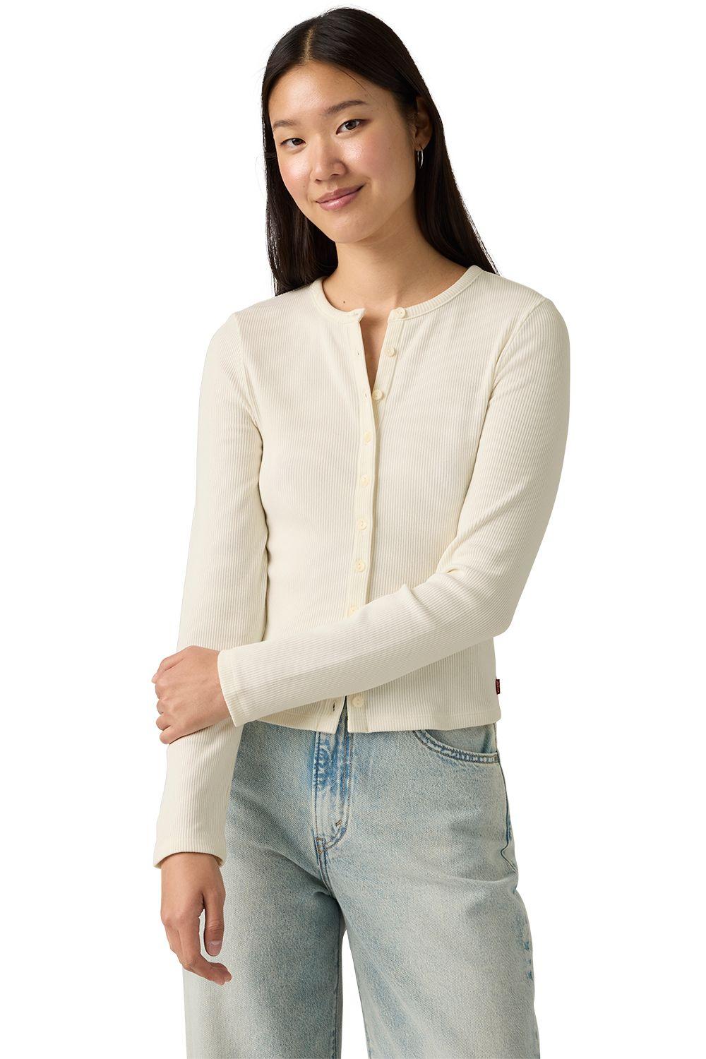 Polera Mujer Rory Button Up Beige Levis 003V1-0000-2