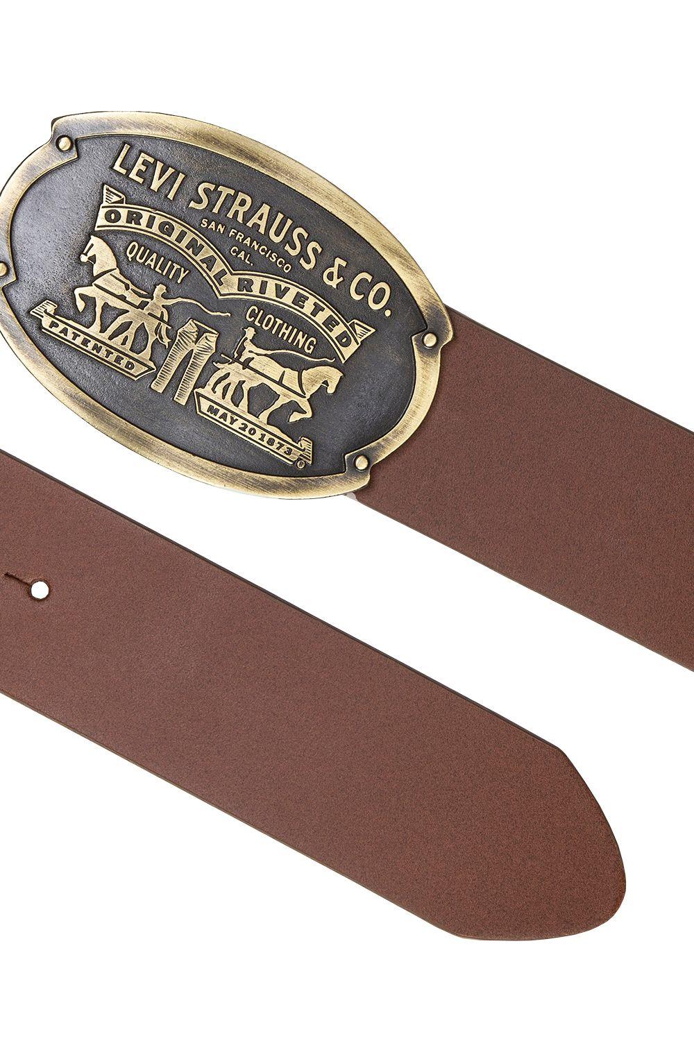 Cinturón Hombre Billy Plaque Belt Café Levis D7860-0001-1