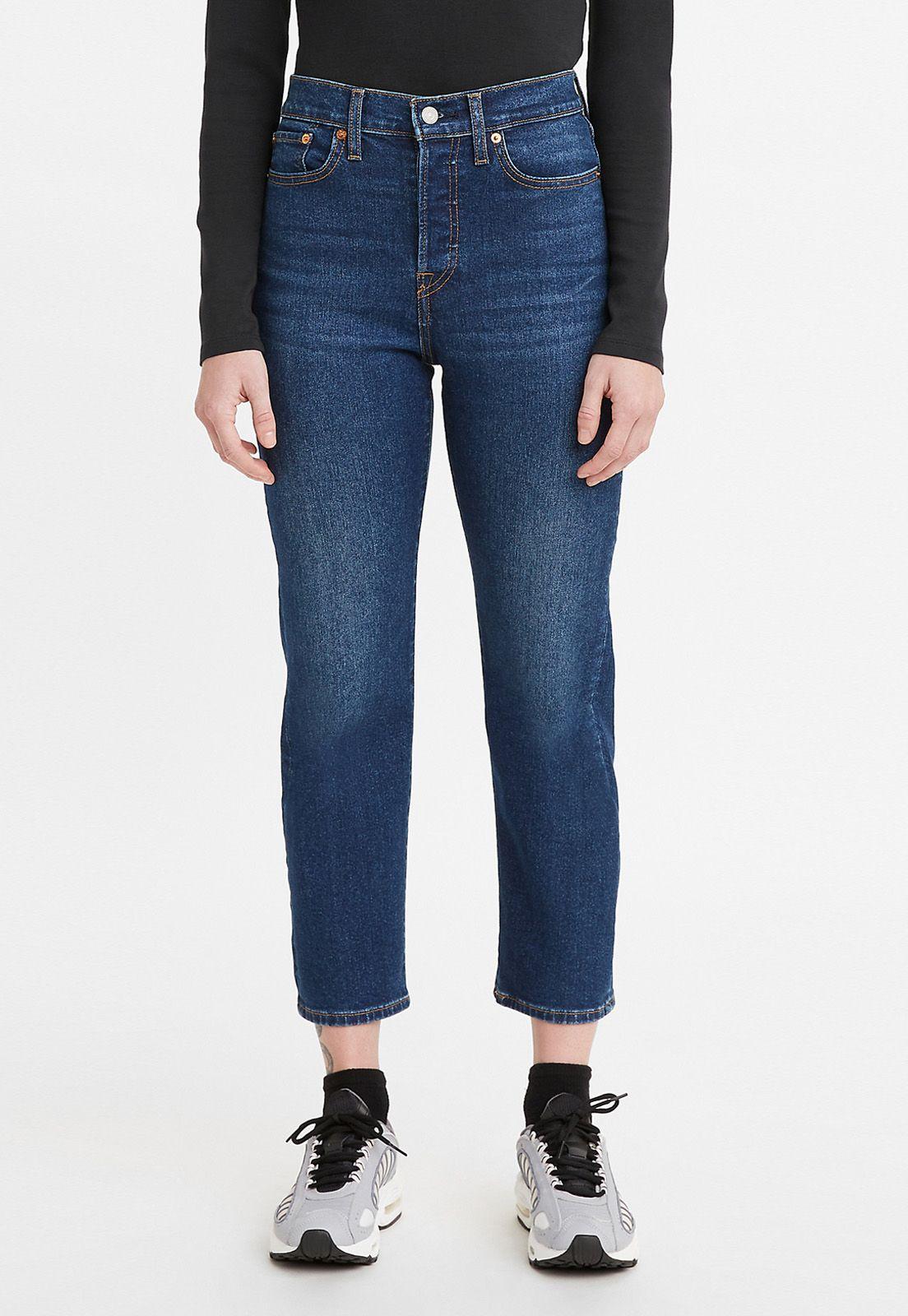 Jeans Mujer Wedgie Straight Azul Oscuro Levis 34964-0128-0