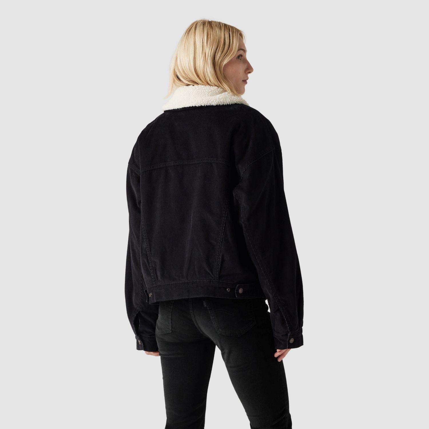 Chaqueta Mujer 90s Sherpa Trucker Negro Levis A4435-0050-1