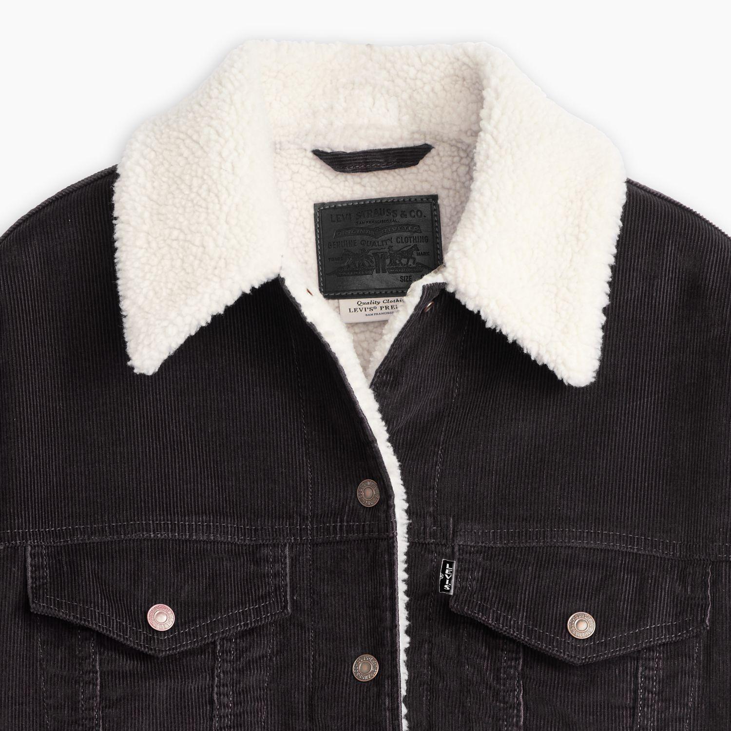 Chaqueta Mujer 90s Sherpa Trucker Negro Levis A4435-0050-2