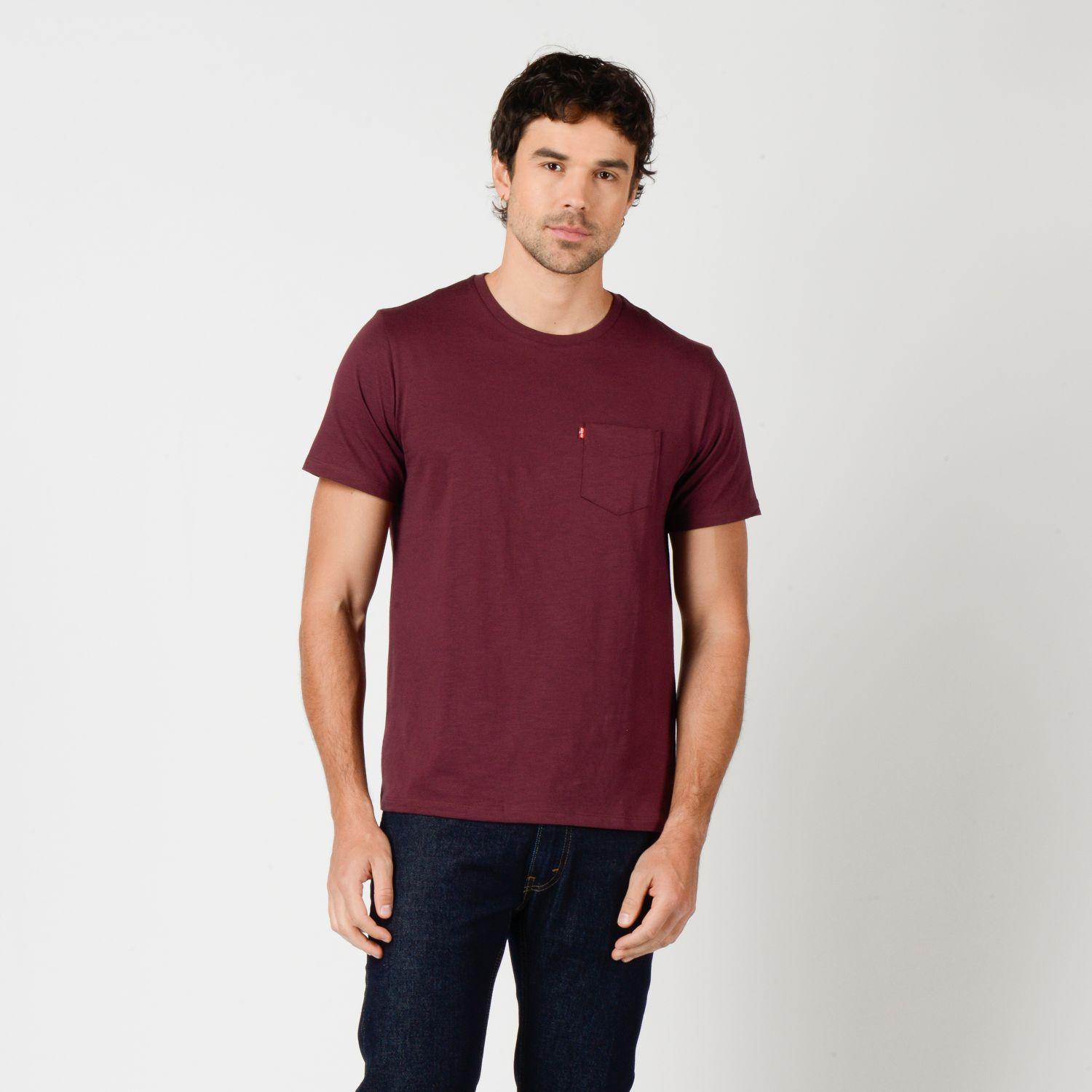 Polera Hombre Classic Pocket Tee Burdeo Levis 19342-0526-0