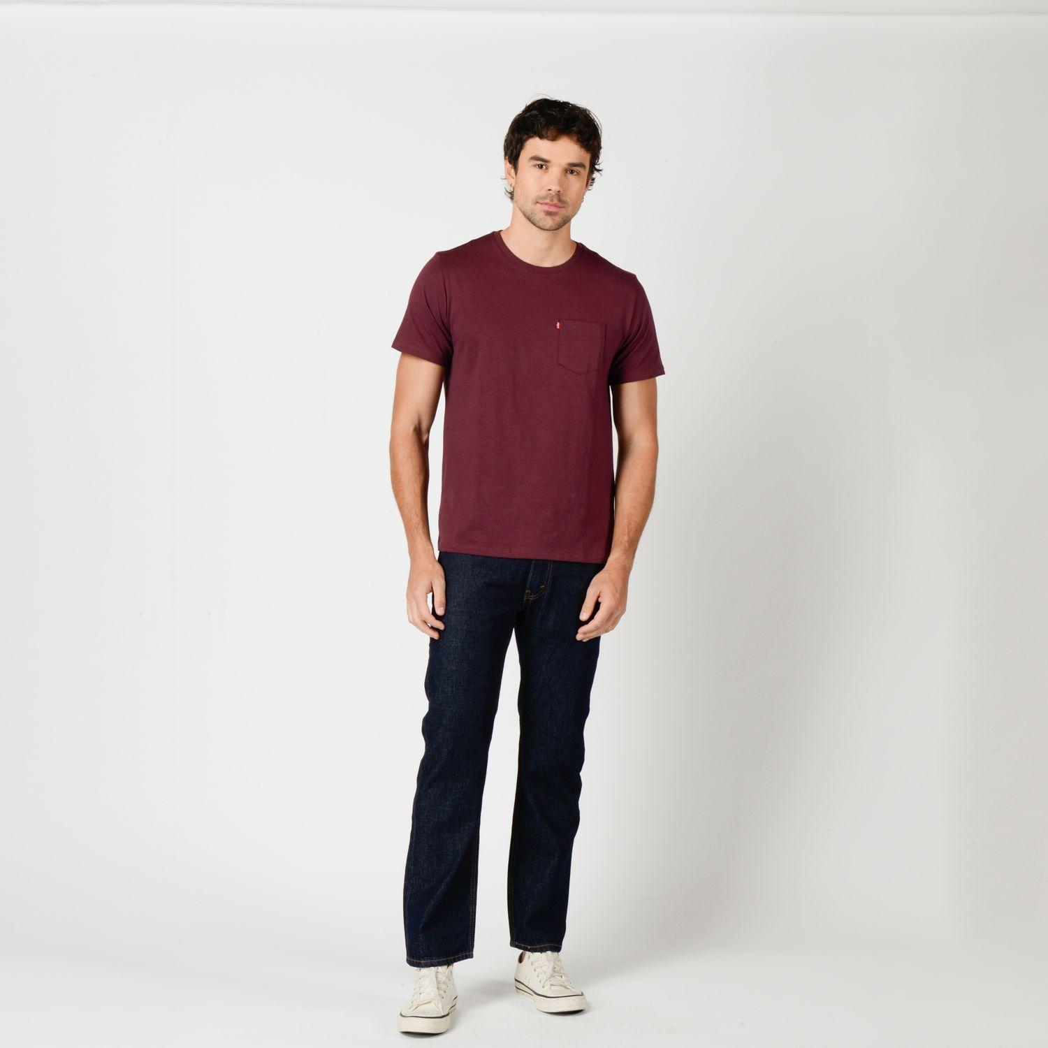 Polera Hombre Classic Pocket Tee Burdeo Levis 19342-0526-3