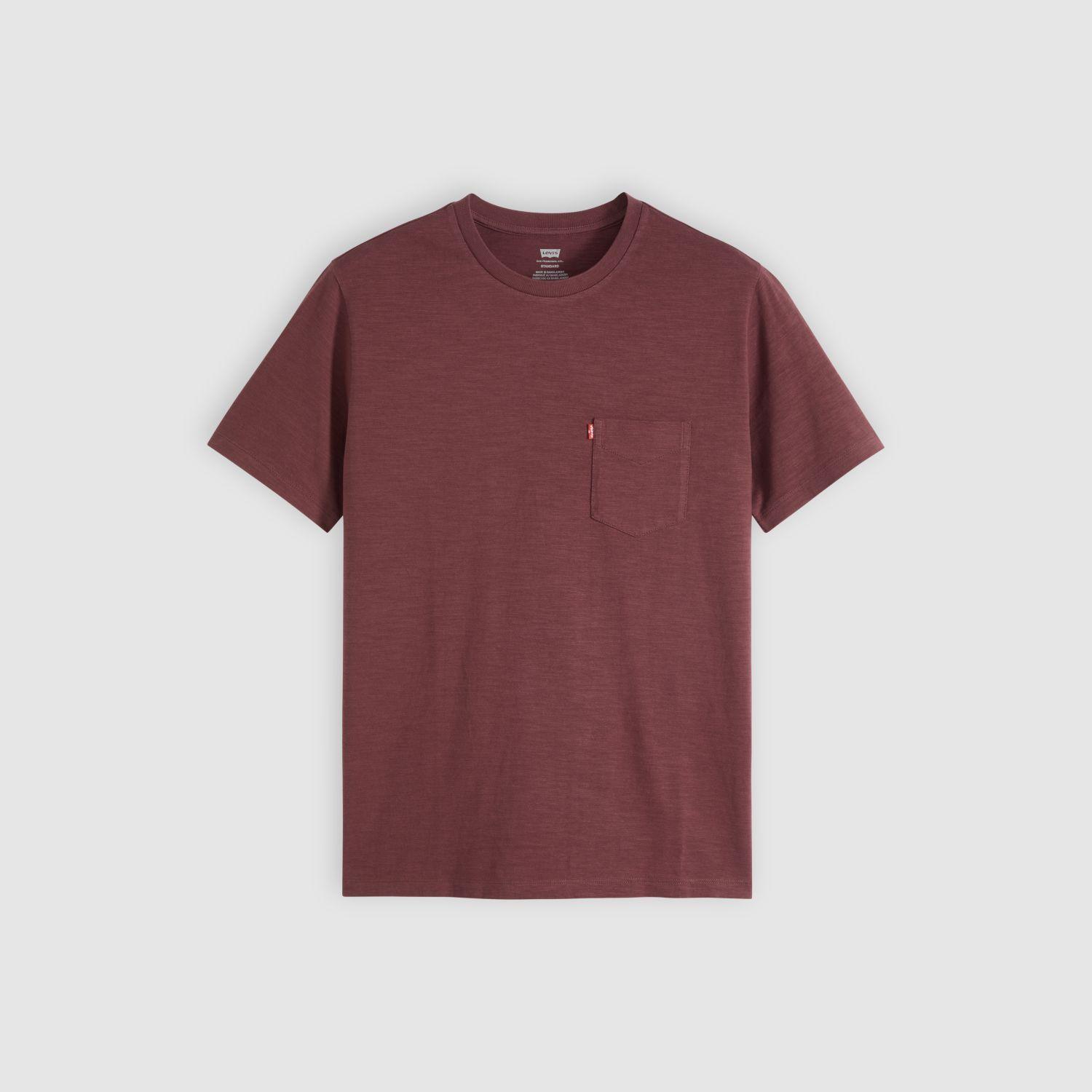 Polera Hombre Classic Pocket Tee Burdeo Levis 19342-0526-4