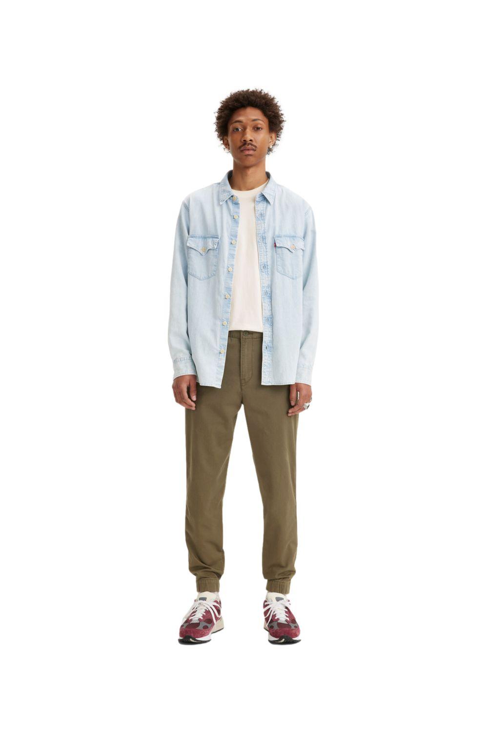 Pantalón Hombre XX Chino Jogger III Oliva Levis A4761-0001-3