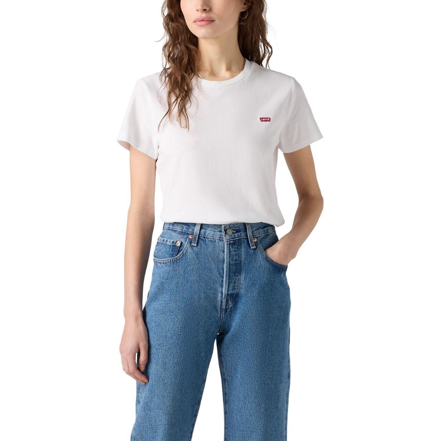 Polera Mujer Regular Fit Lisa Blanco Levis 39185-0028-0