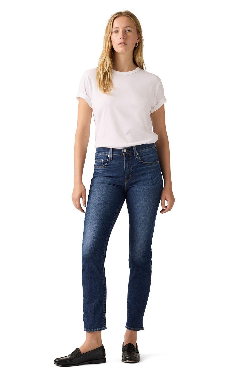 Jeans Mujer 724 High Rise Straight Azul Levis 18883-0440-3