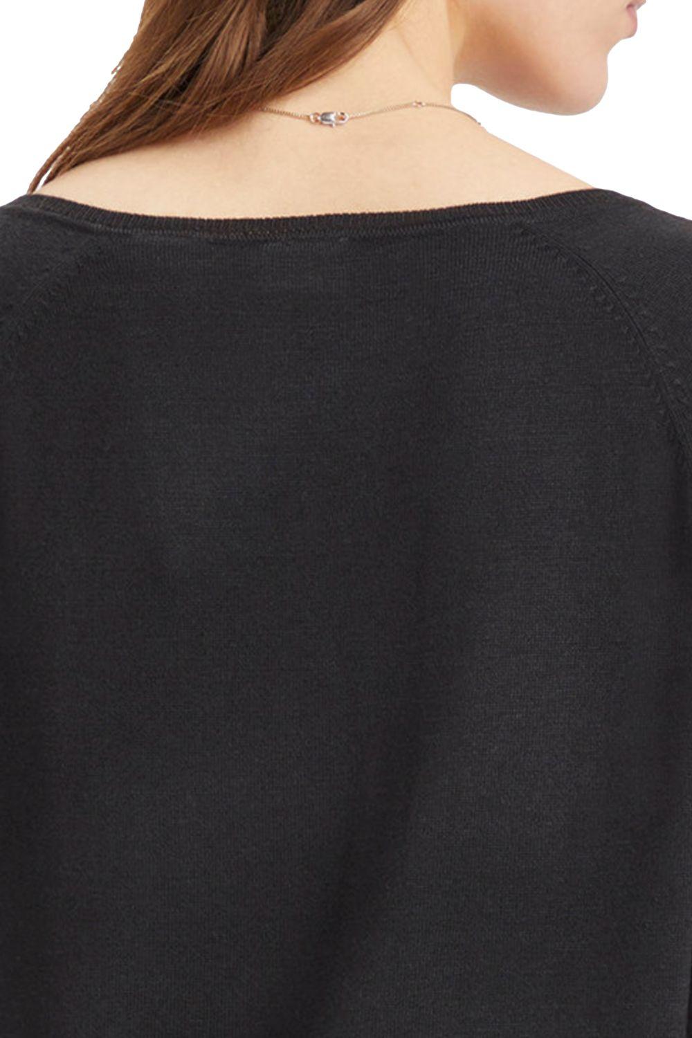 Sweater Mujer Cuello en V Negro Levis A8502-0001-3