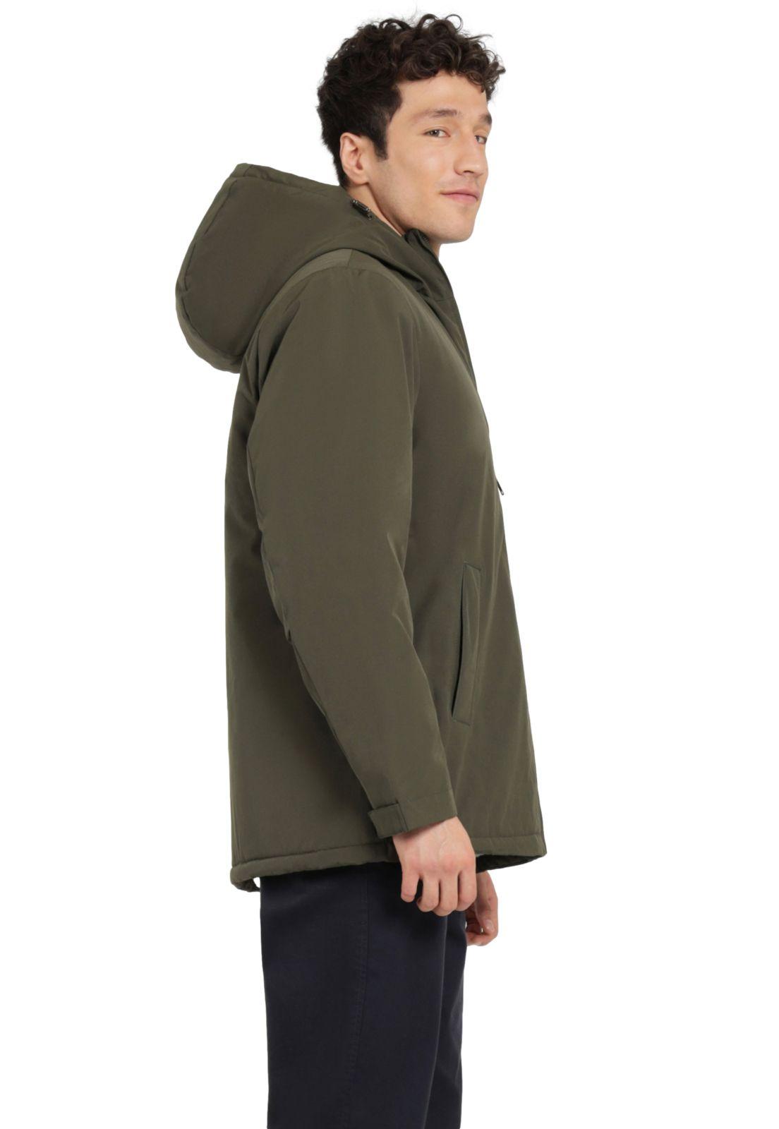 Chaqueta Hombre Arctic Hooded Slim Fit Verde 95868-0017-1