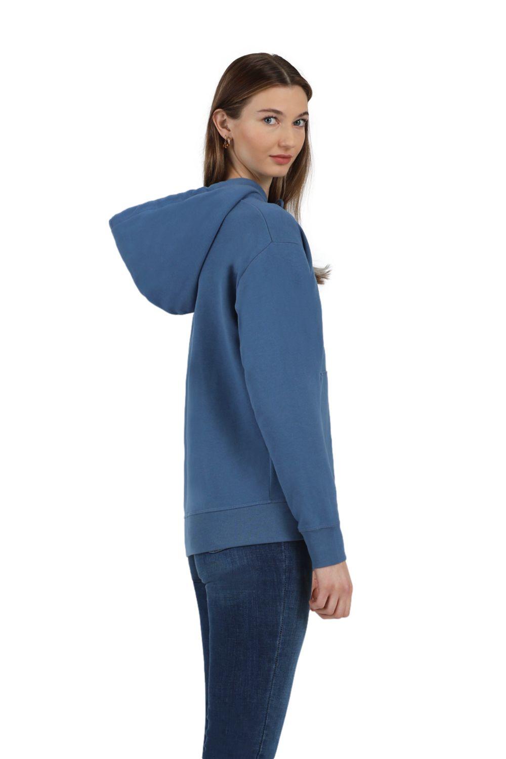 Polerón Mujer con Capucha Azul Levis 18487-0169-1