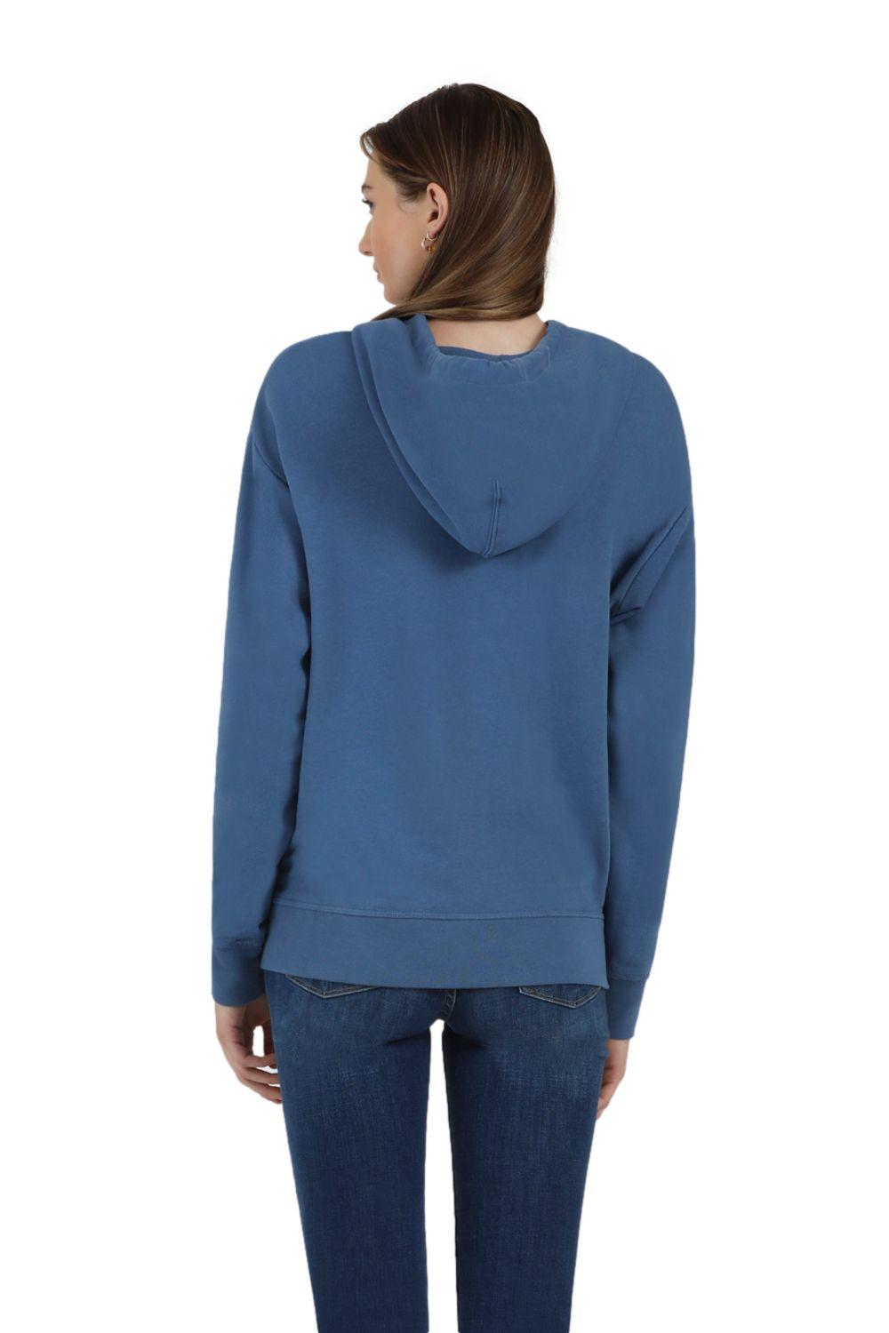 Polerón Mujer con Capucha Azul Levis 18487-0169-2