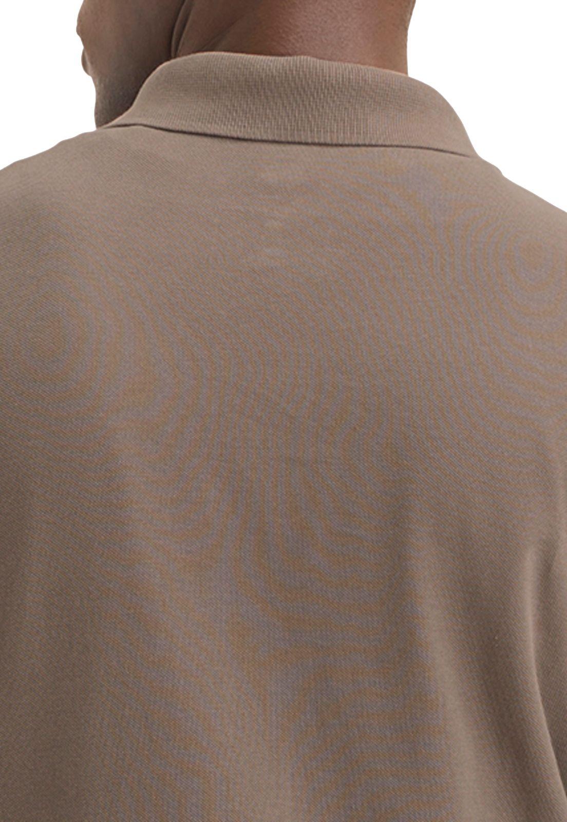 Camiseta Hombre Polo LS Slim Fit Café-3