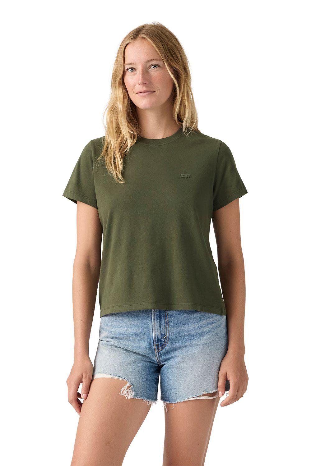 Polera Mujer Favorite Cotton Tee Verde Levis 005J2-0005-0