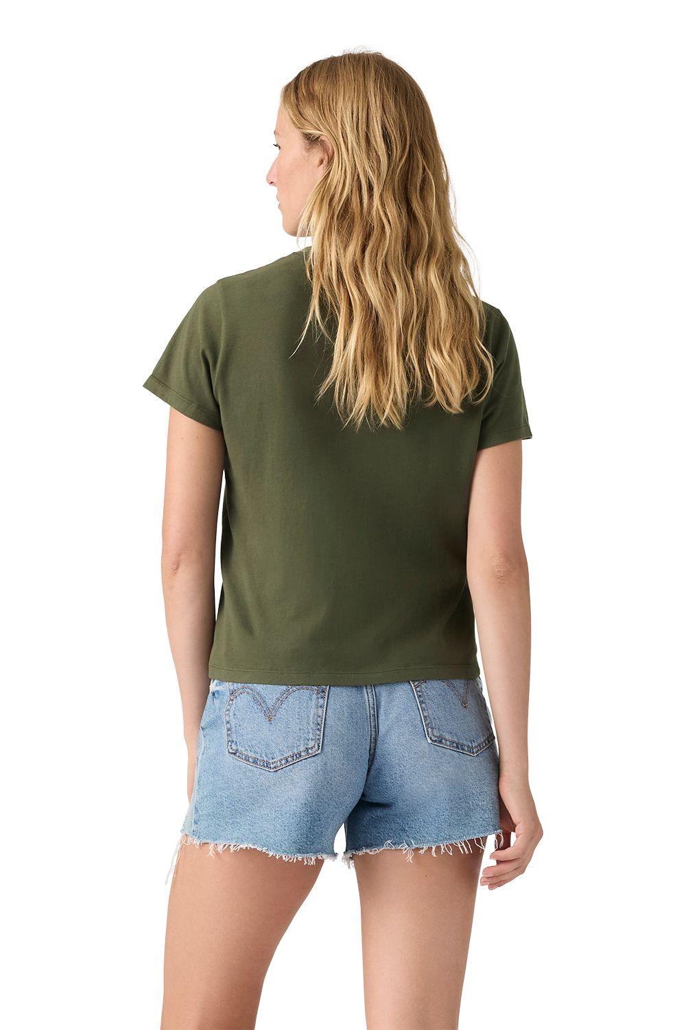 Polera Mujer Favorite Cotton Tee Verde Levis 005J2-0005-1