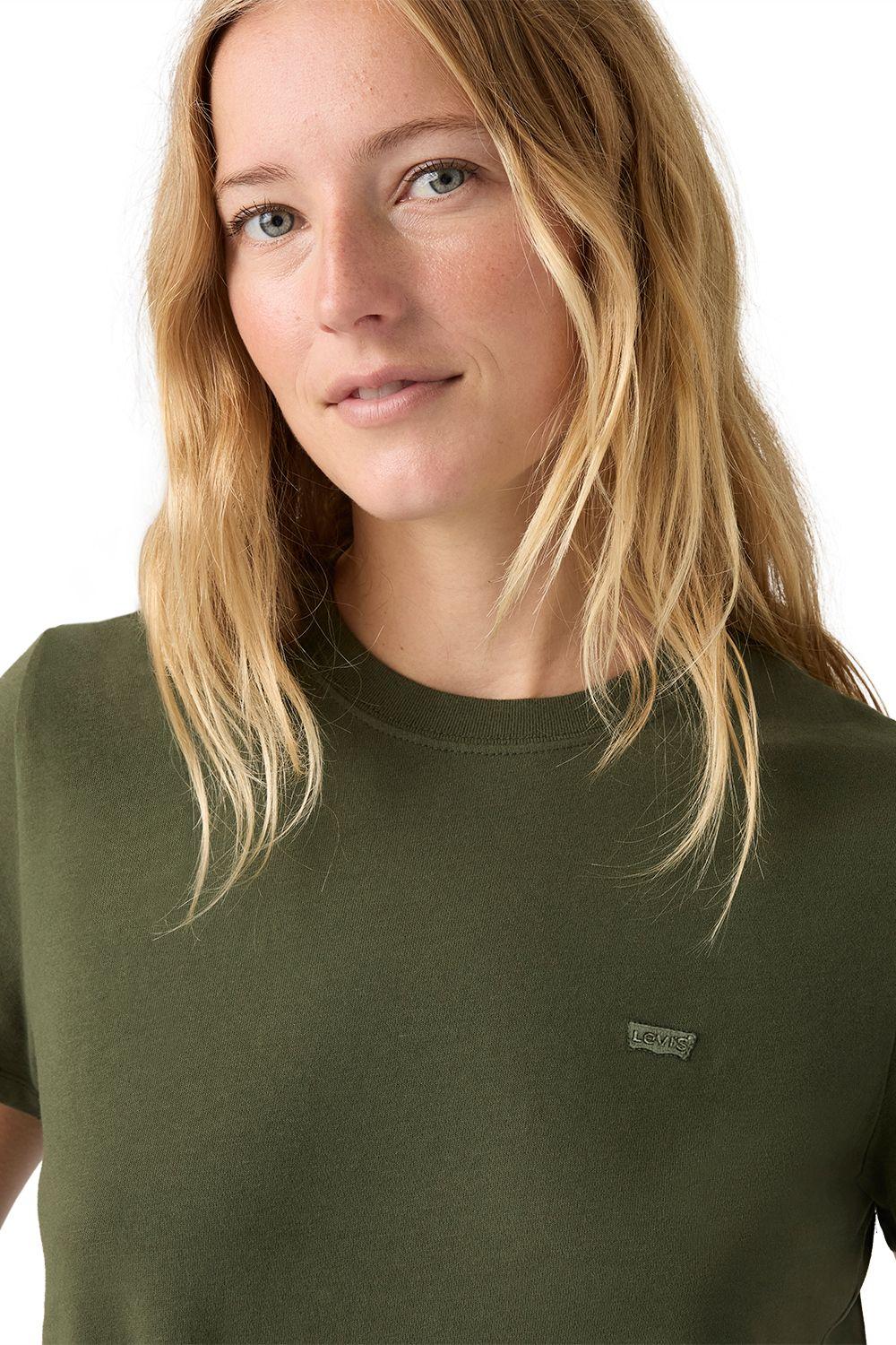 Polera Mujer Favorite Cotton Tee Verde Levis 005J2-0005-3