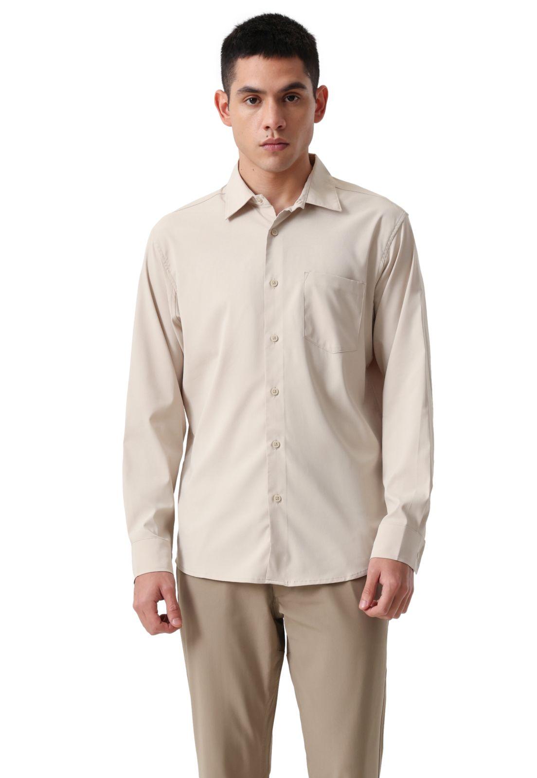 Camisa Hombre Go LS Regular Fit Khaki 003H6-0009-0