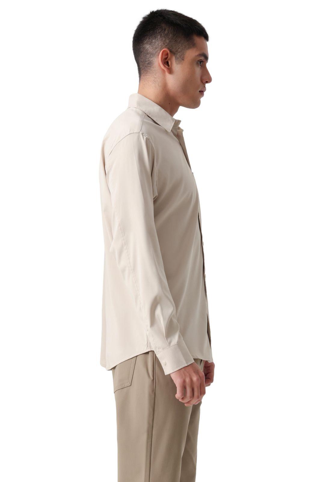 Camisa Hombre Go LS Regular Fit Khaki 003H6-0009-1
