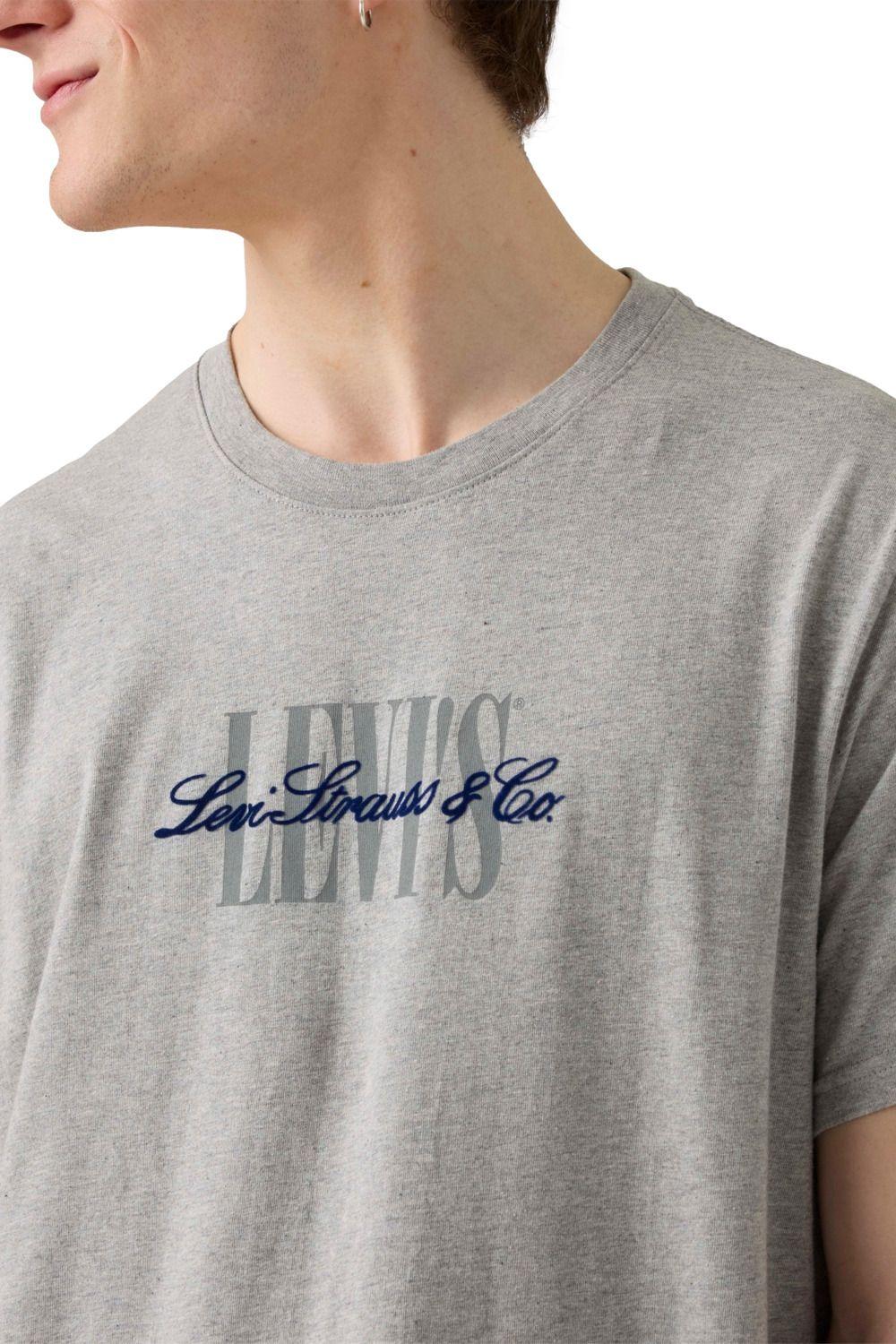 Polera Hombre Relaxed Fit Tee Gris Levis 16143-1682-3