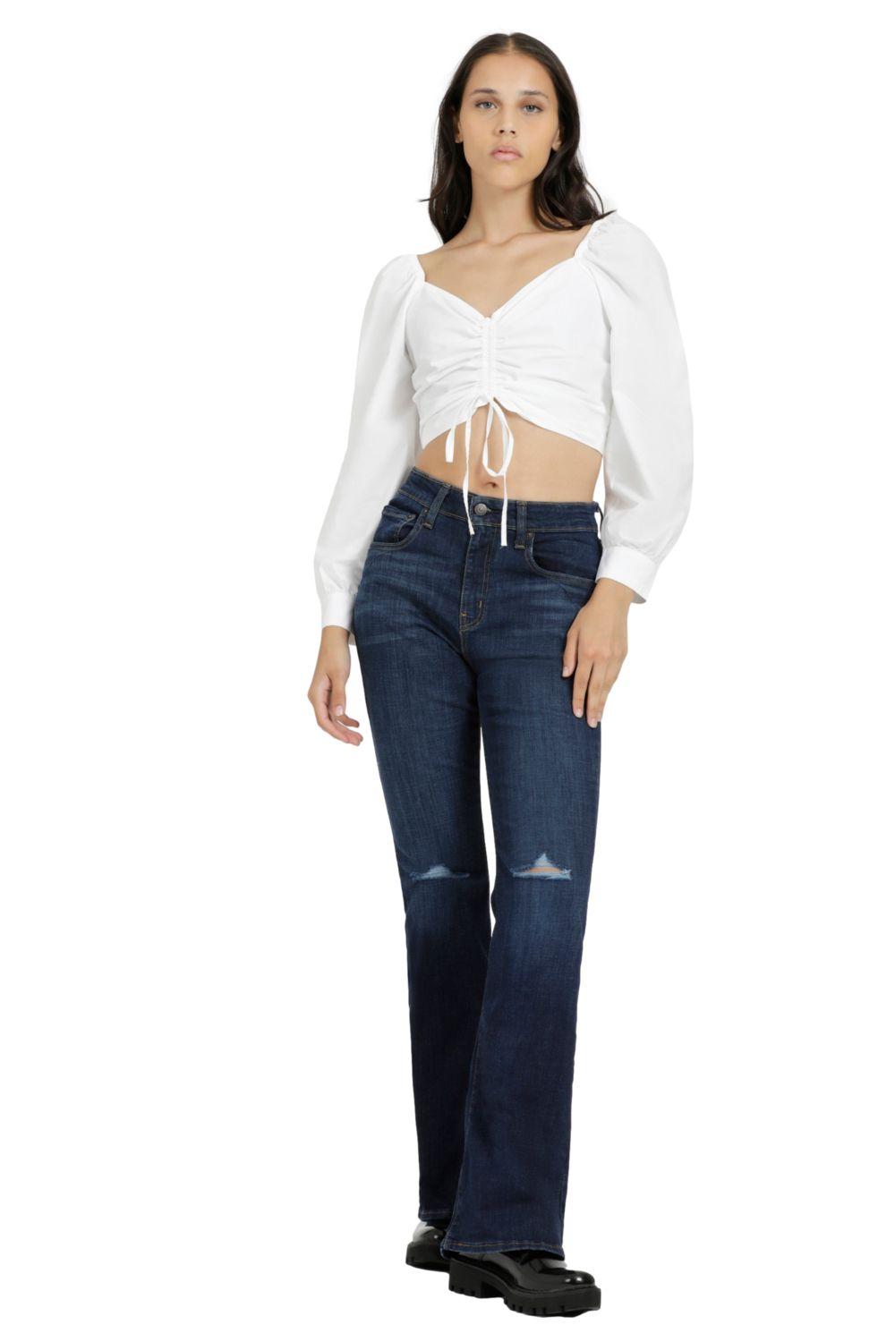 Jeans Mujer 726 High Rise Flare Azul Levis A3410-0043-4