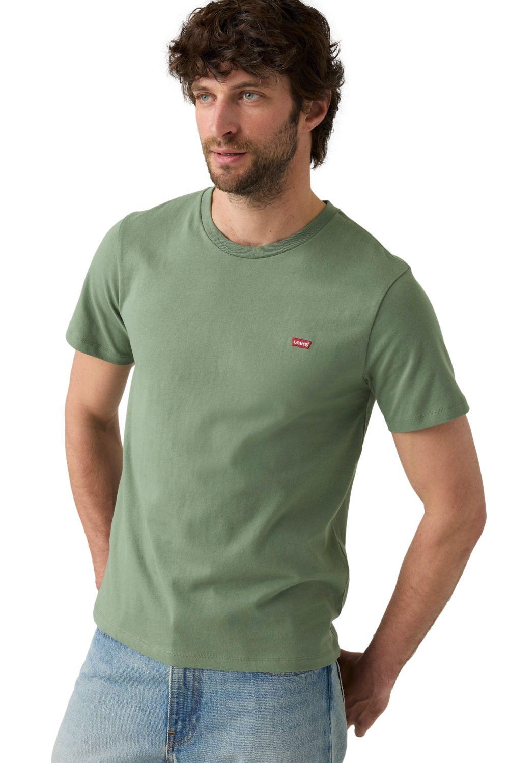 Polera Hombre Original Tee Verde Levis 56605-0286-2