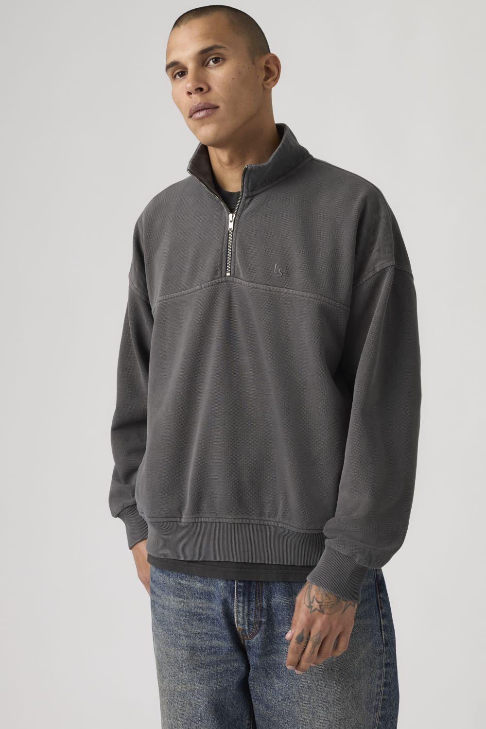 Polerón Hombre Marina Quarter Zip Gris Levis 005K1-0004-2