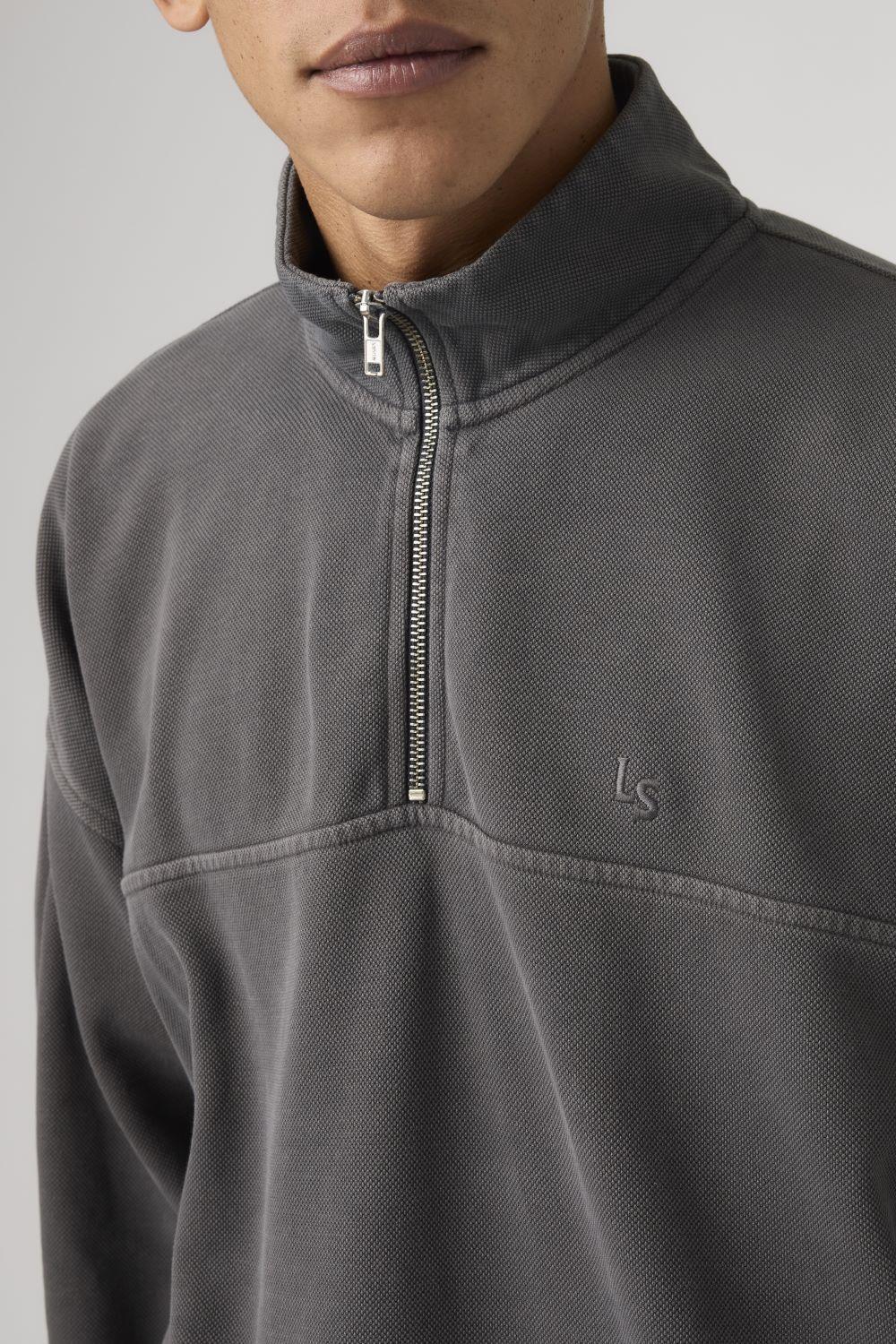 Polerón Hombre Marina Quarter Zip Gris Levis 005K1-0004-3