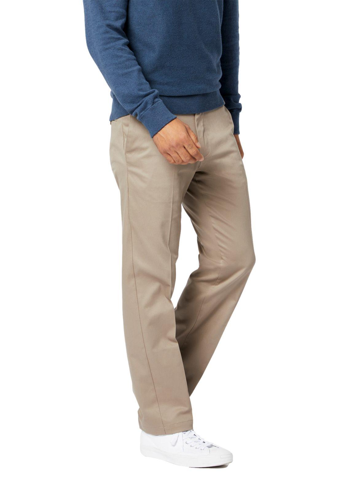 Pantalón Hombre Signature Khaki Straight Fit Beige 59409-0001-0