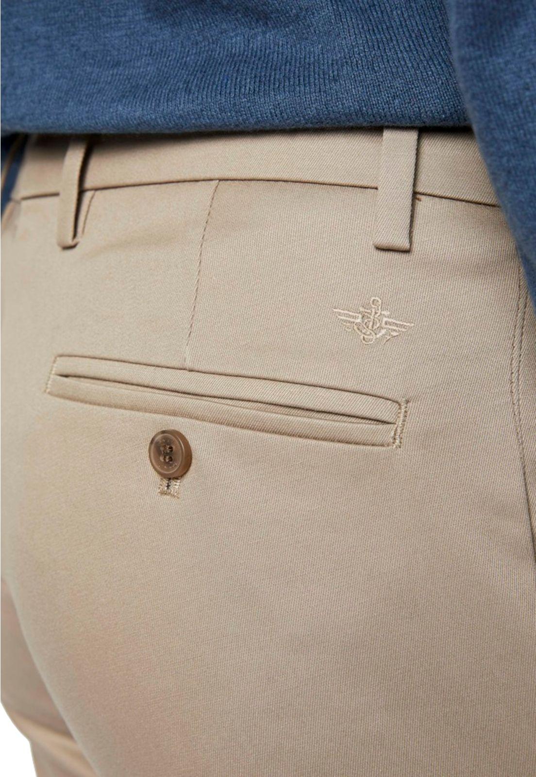 Pantalón Hombre Signature Khaki Straight Fit Beige 59409-0001-3
