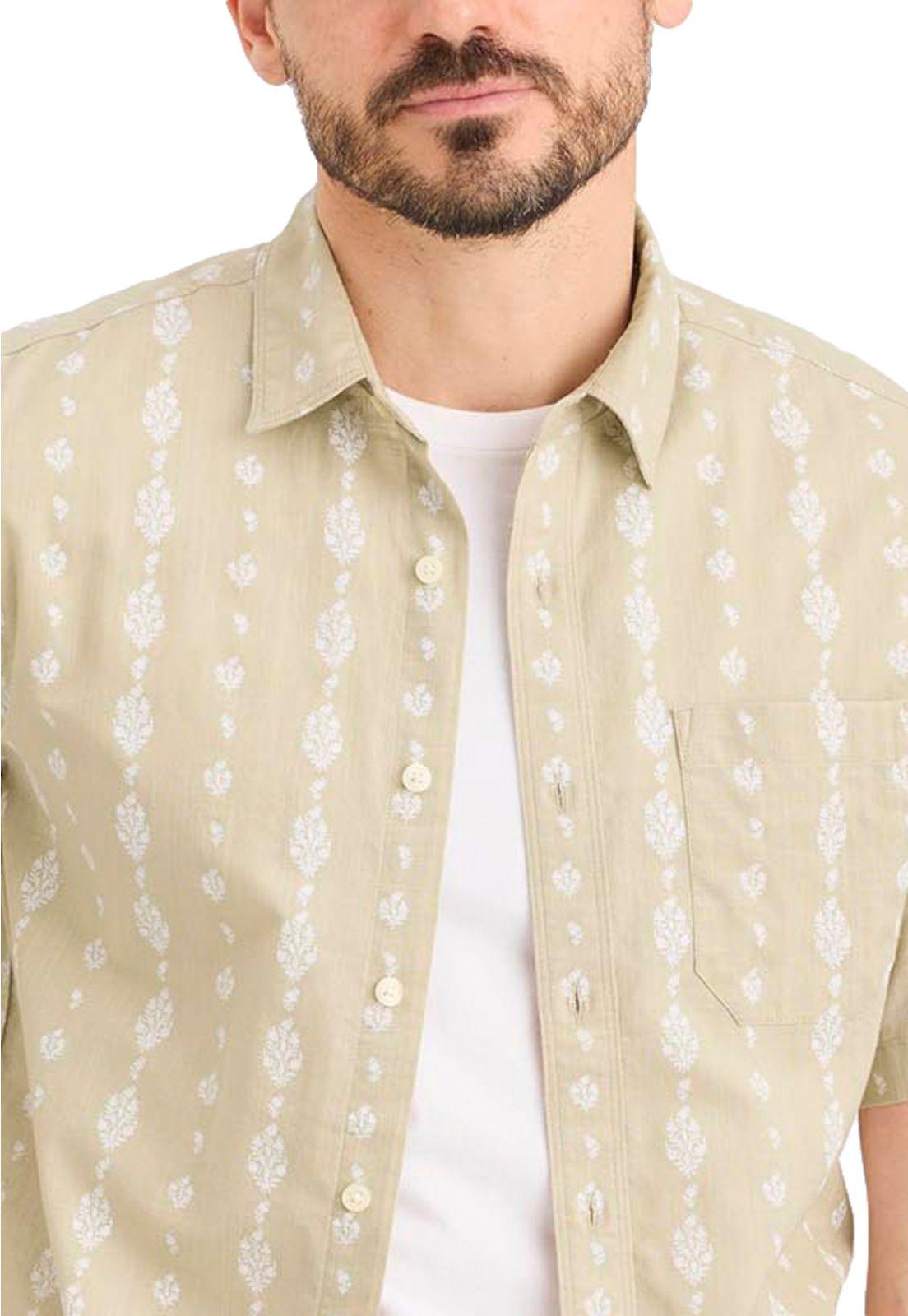 Camisa Hombre Ultimate SS Regular Fit Beige 55769-0294-1
