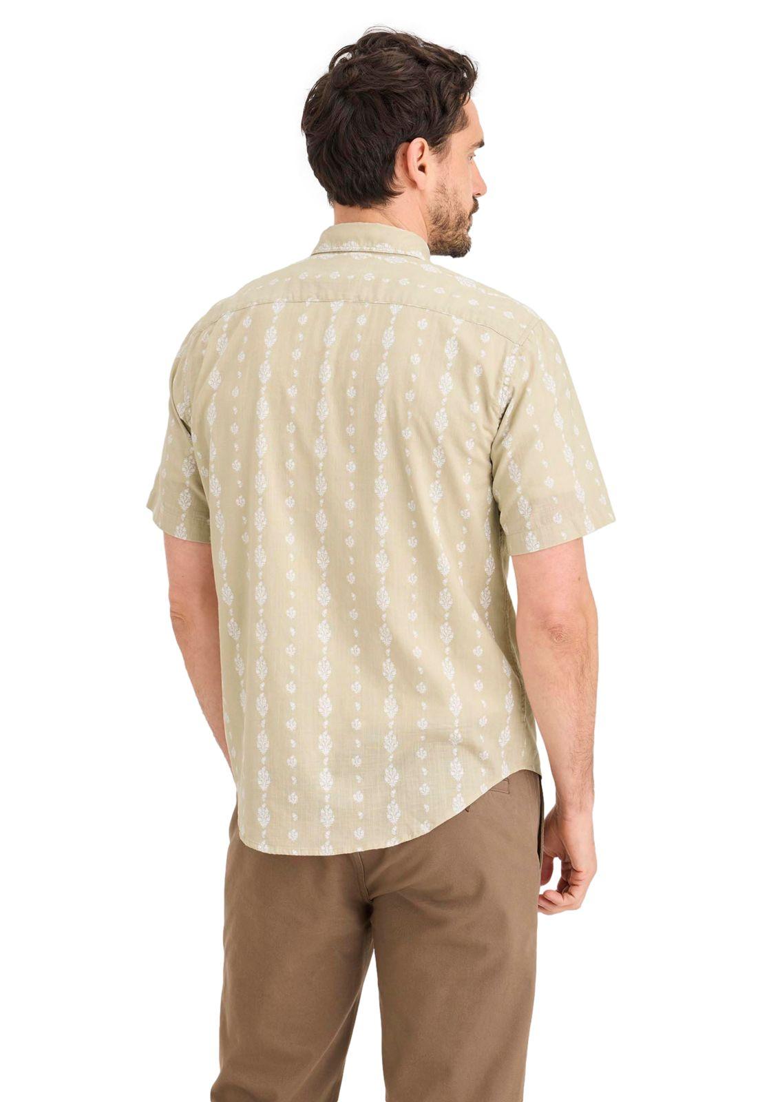 Camisa Hombre Ultimate SS Regular Fit Beige 55769-0294-2