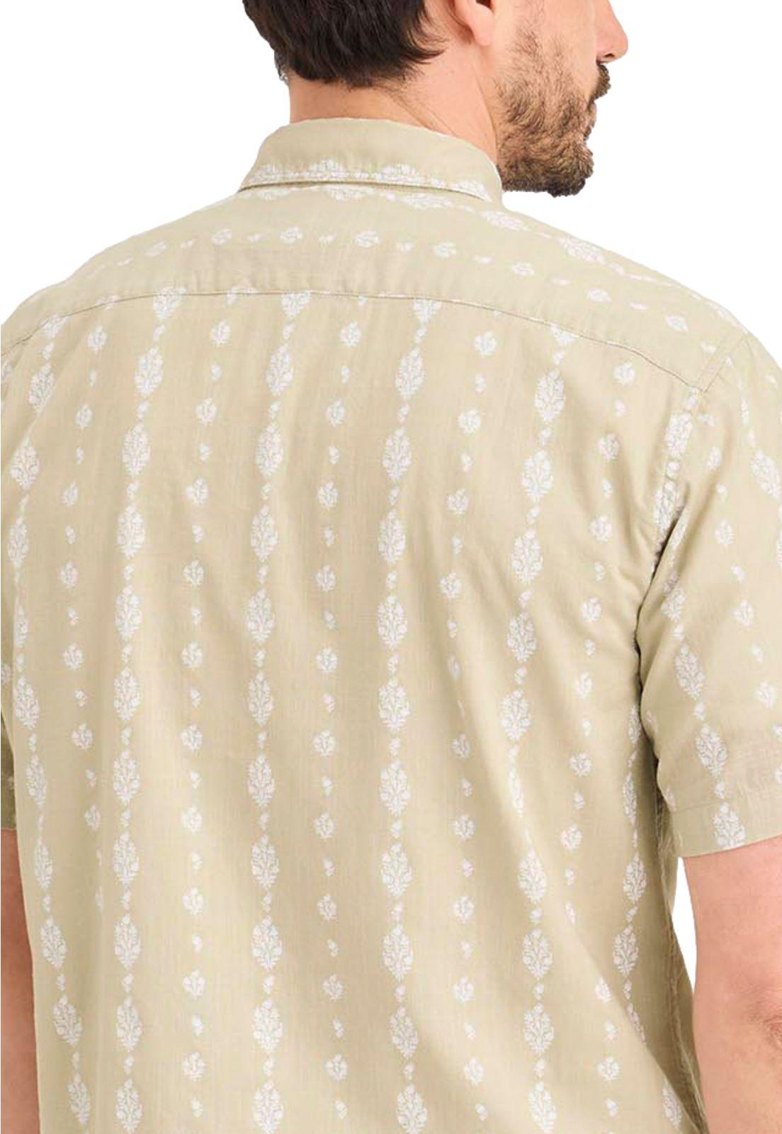 Camisa Hombre Ultimate SS Regular Fit Beige 55769-0294-3