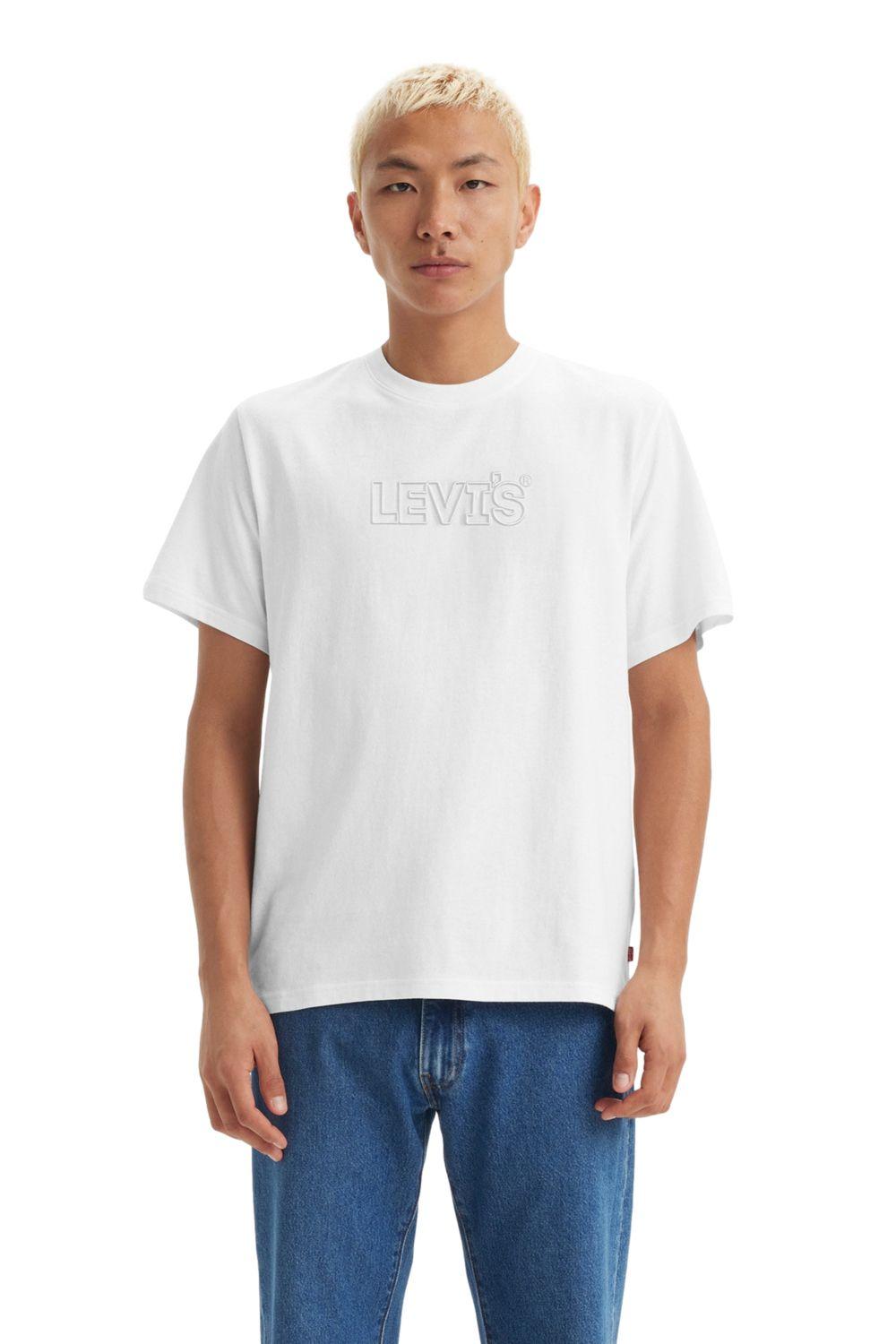 Polera Hombre Ss Relaxed Fit Tee Blanco Levis 16143-1477-0