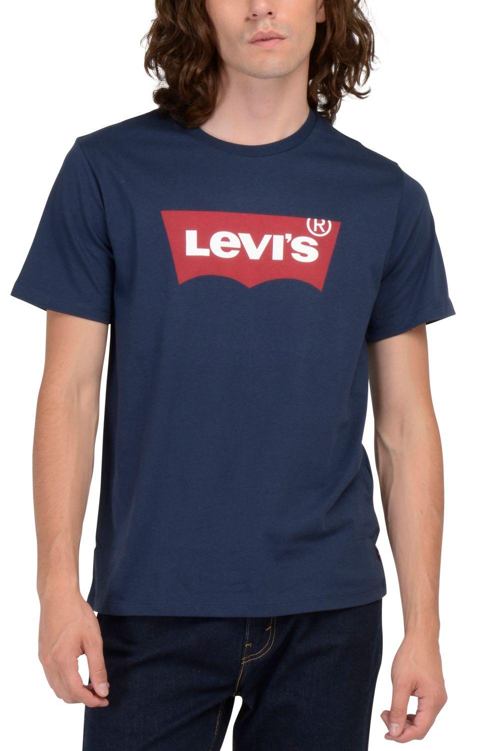 Polera Hombre Regular Fit Lisa Logo Azul Levis 17783-0139-1