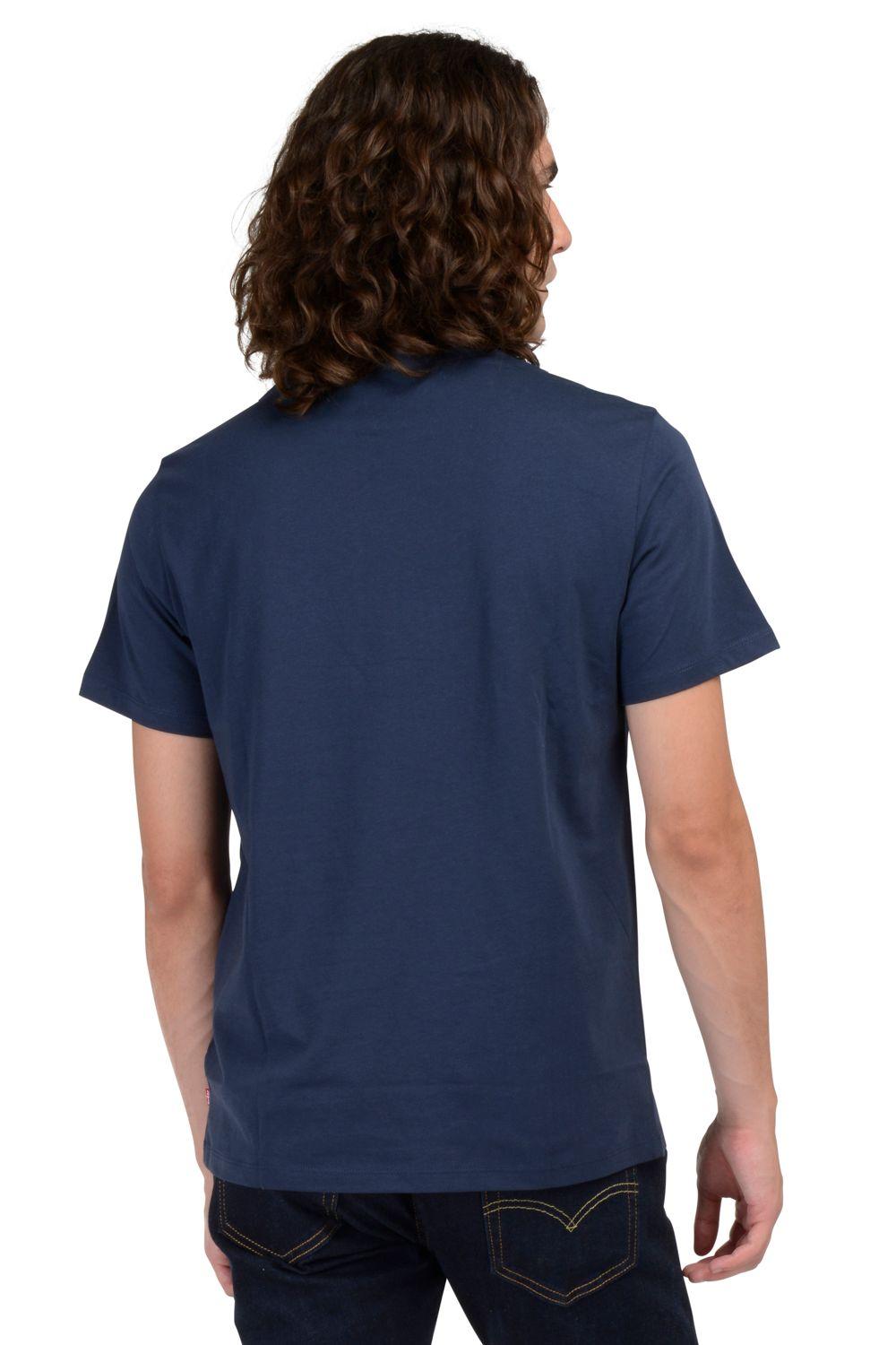 Polera Hombre Regular Fit Lisa Logo Azul Levis 17783-0139-3