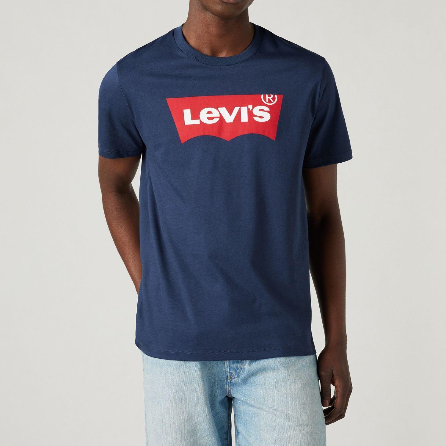 Polera Hombre Regular Fit Lisa Logo Azul Levis 17783-0139-2