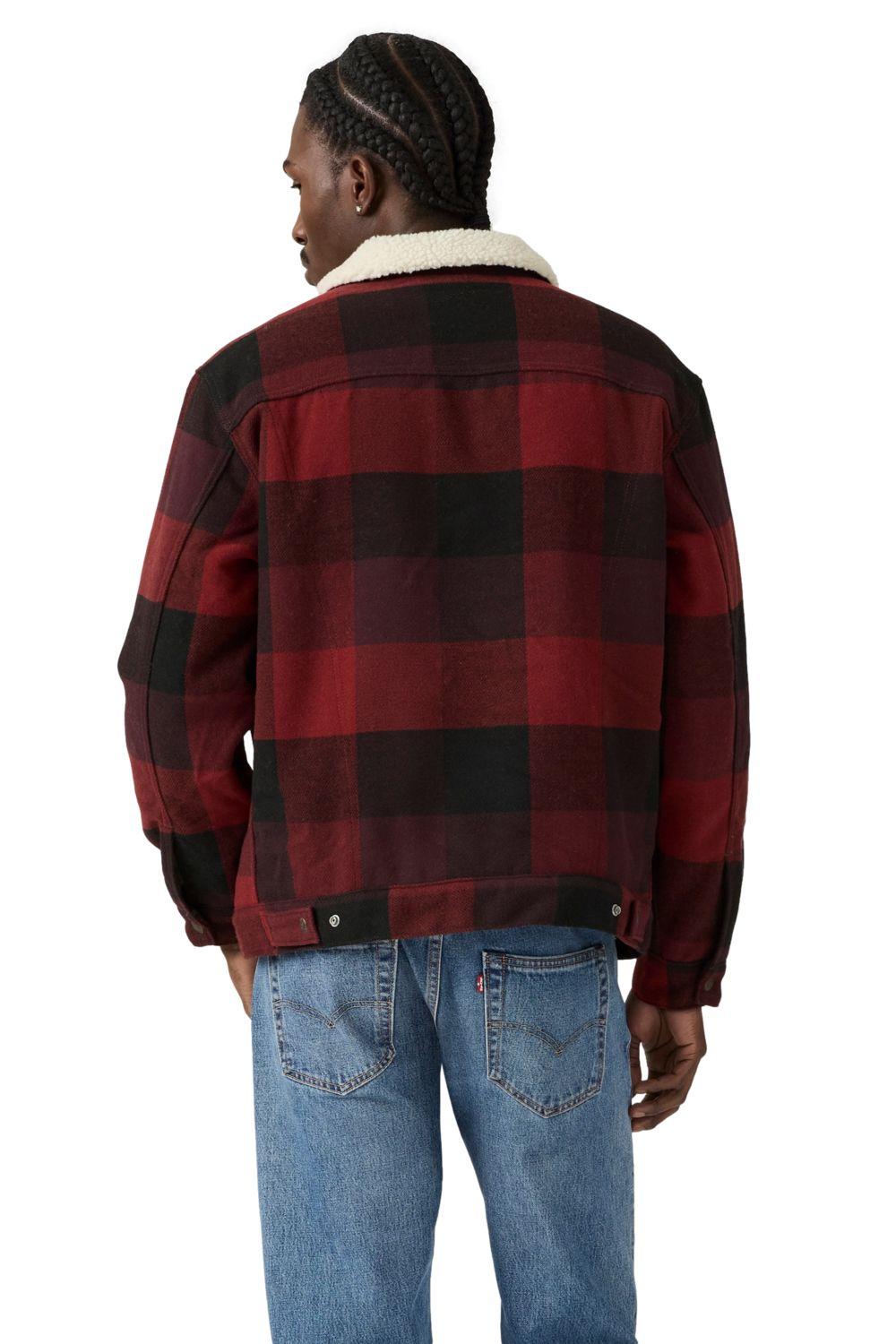 Chaqueta Hombre Relaxed Fit Plaid Café Levis A6030-0011-1