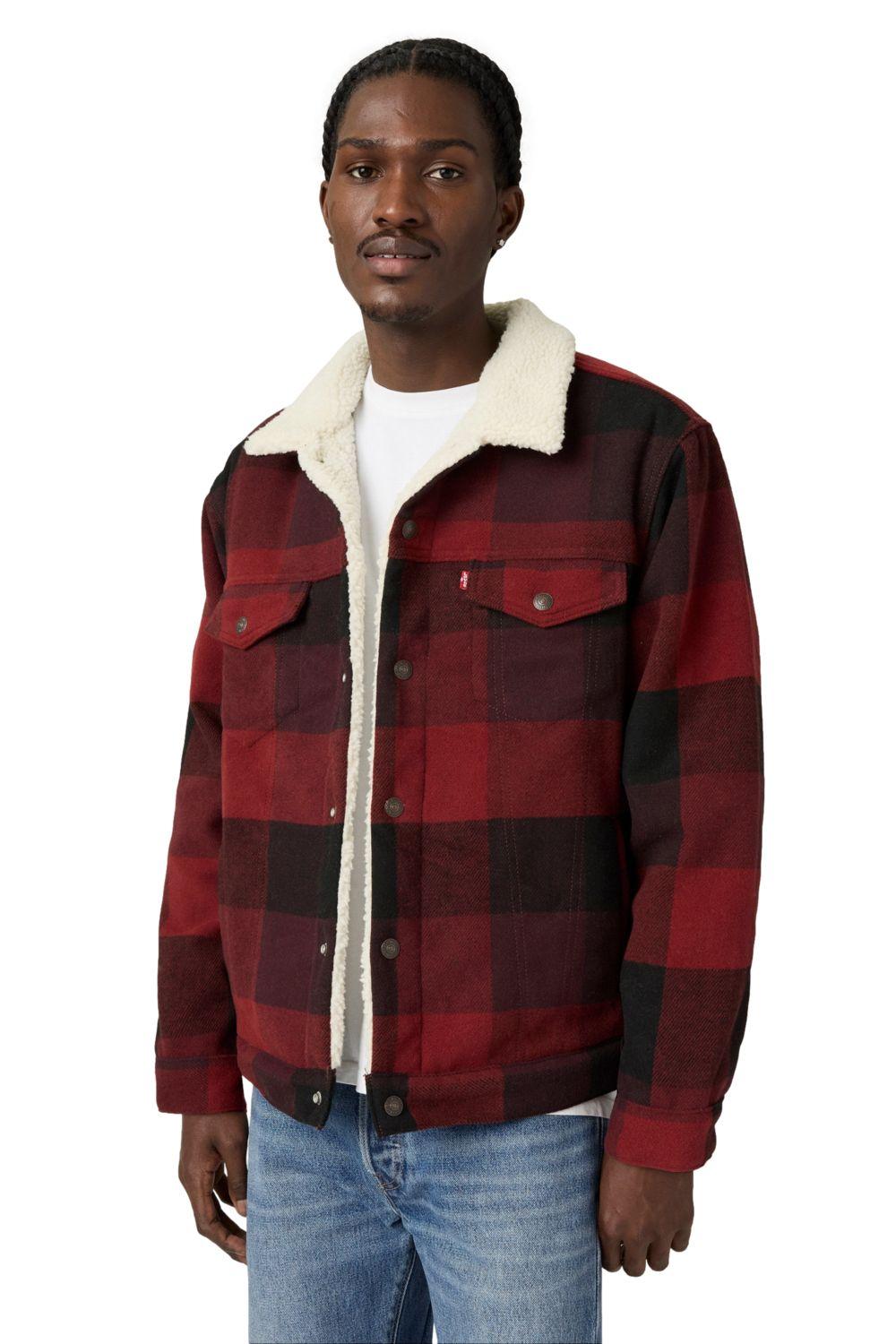 Chaqueta Hombre Relaxed Fit Plaid Café Levis A6030-0011-2
