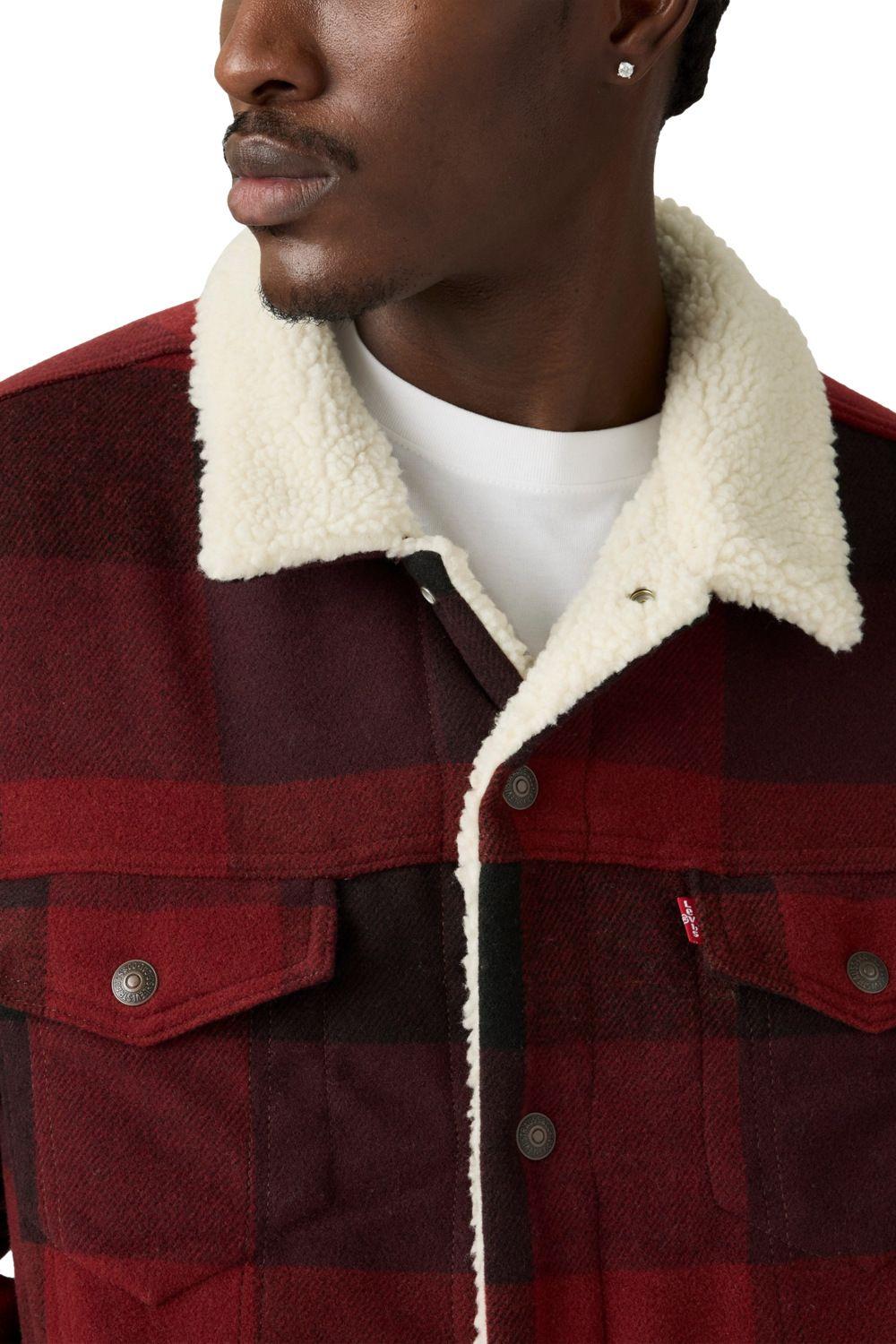 Chaqueta Hombre Relaxed Fit Plaid Café Levis A6030-0011-3