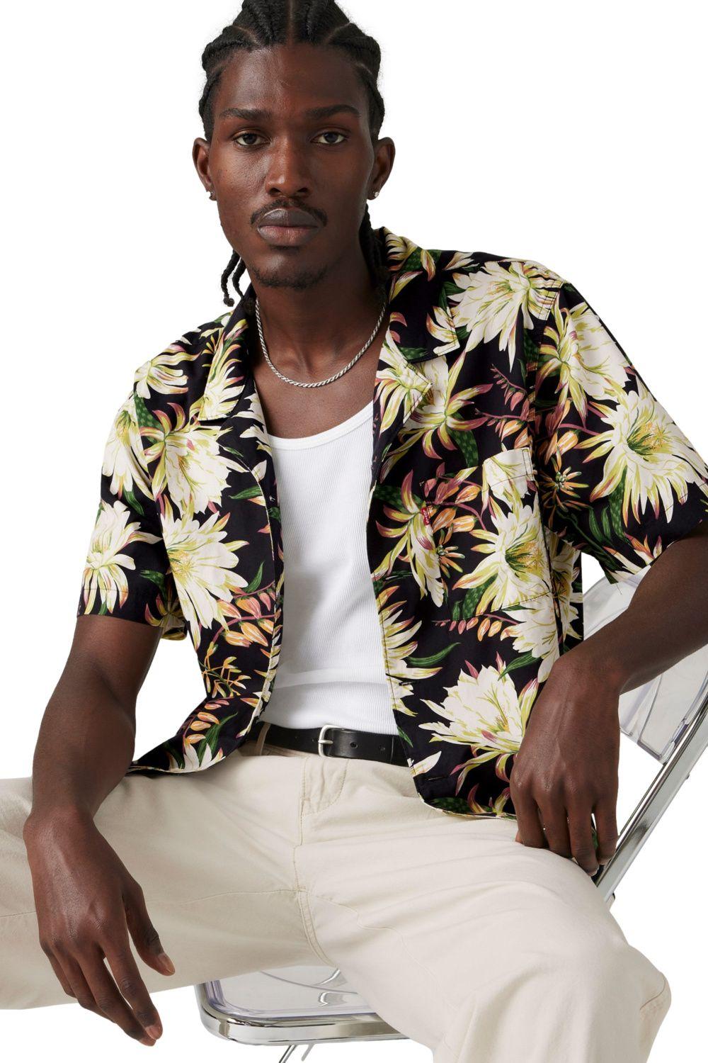 Camisa Hombre The Sunset Camp Shirt Negro Levis 72625-0116-2
