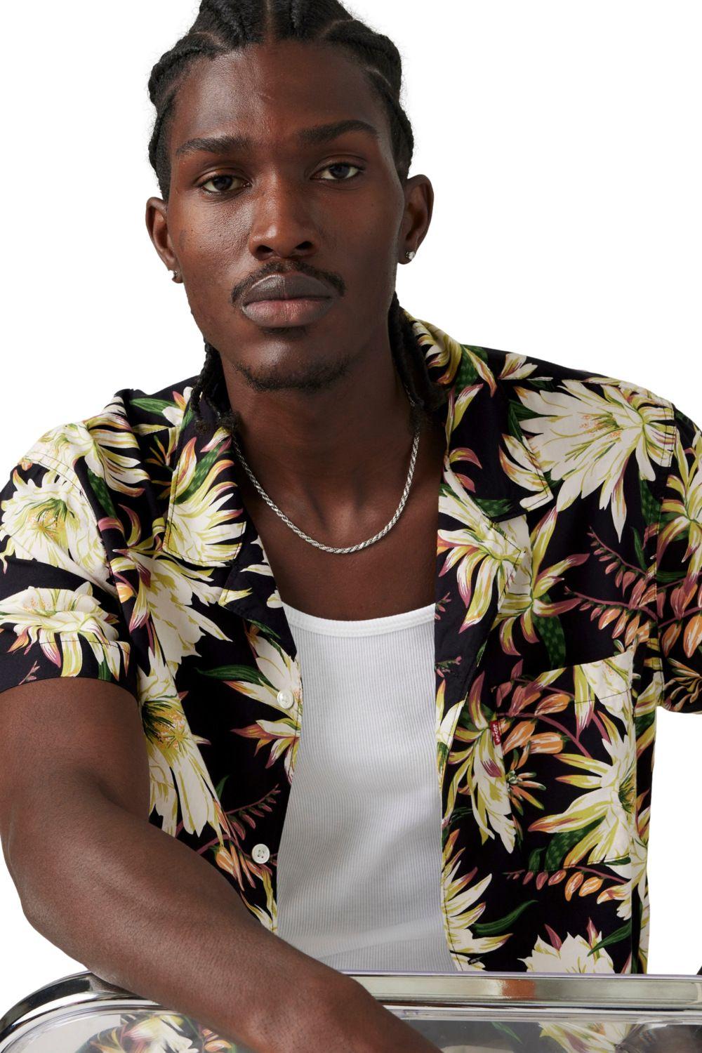Camisa Hombre The Sunset Camp Shirt Negro Levis 72625-0116-3