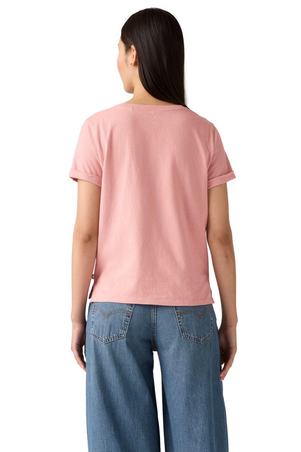 Polera Mujer Margot Pocket Tee Rosado Levis A7212-0017-1