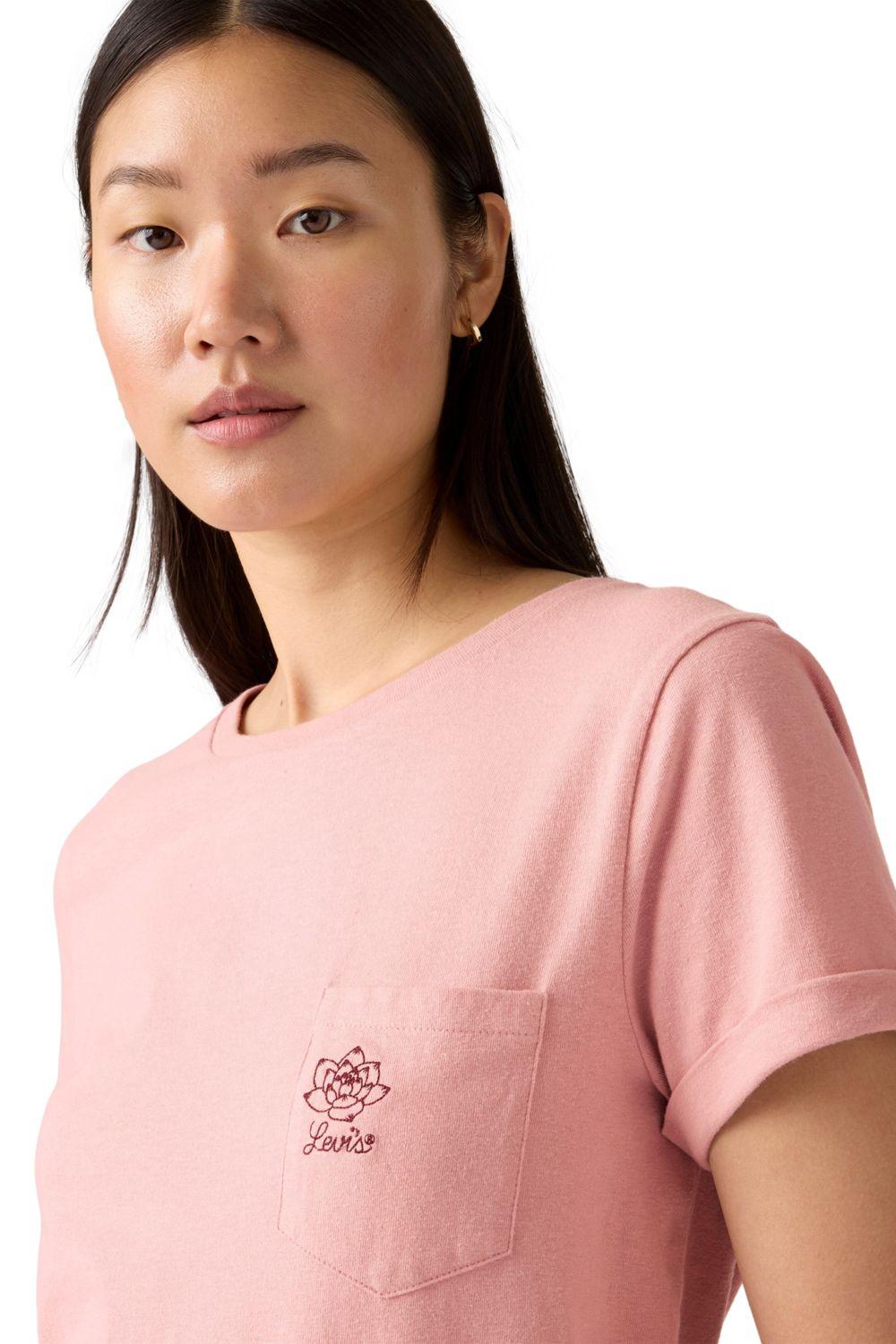 Polera Mujer Margot Pocket Tee Rosado Levis A7212-0017-3
