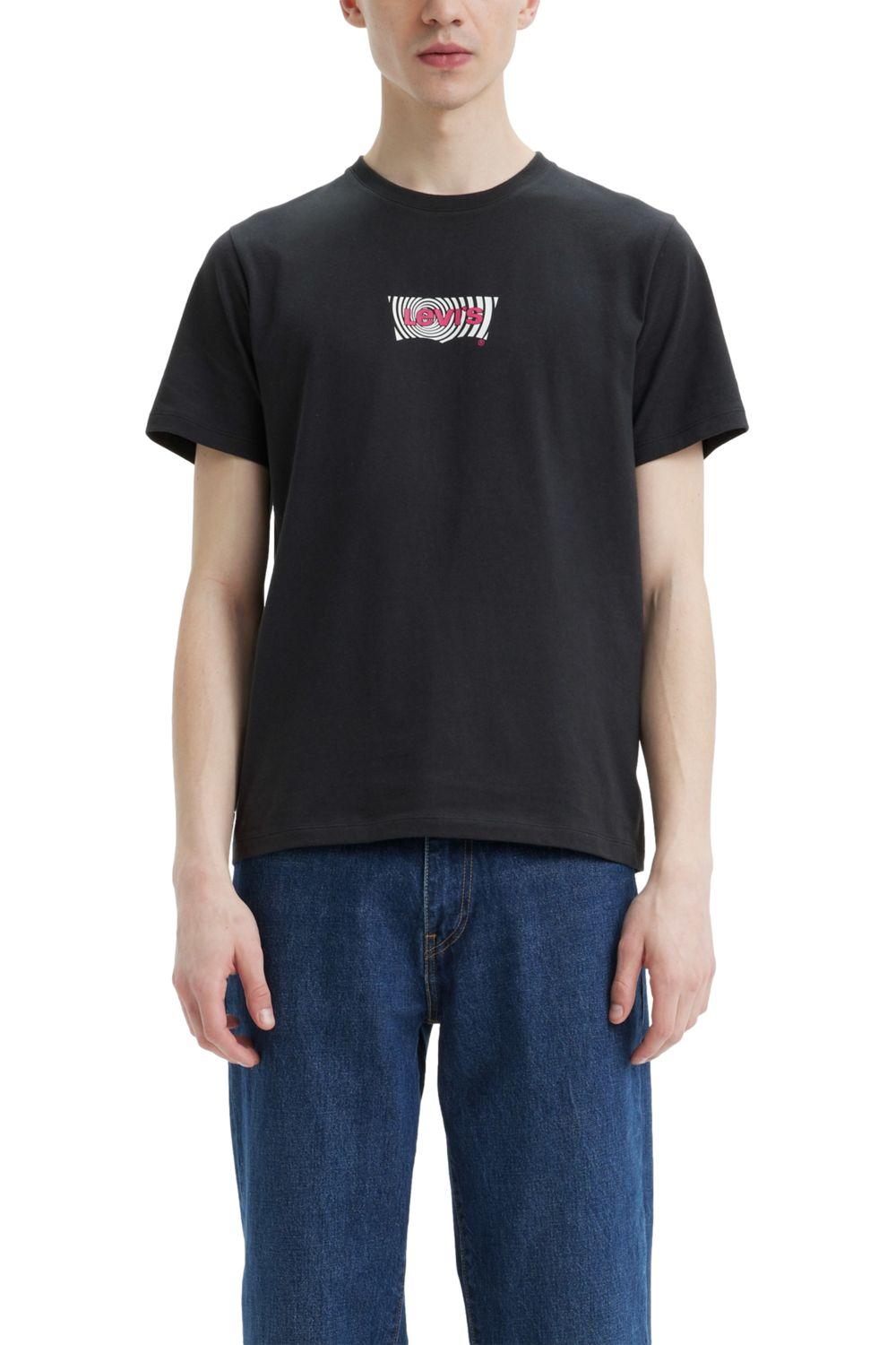 Polera Hombre Graphic Crewneck Negra Levis 22491-1331-0