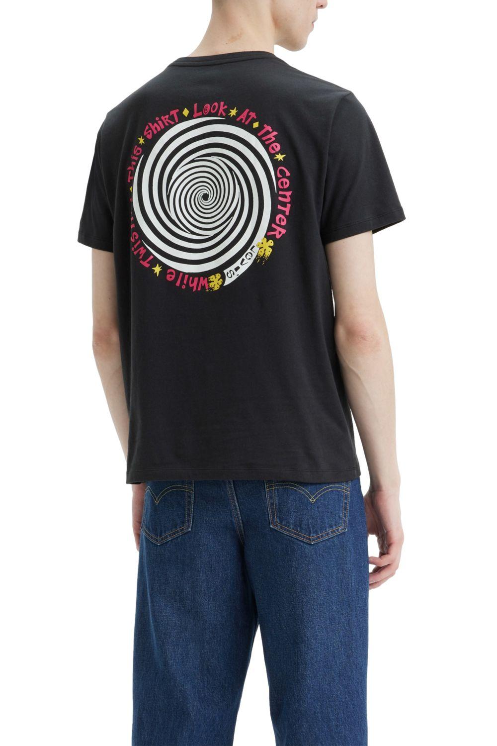 Polera Hombre Graphic Crewneck Negra Levis 22491-1331-1