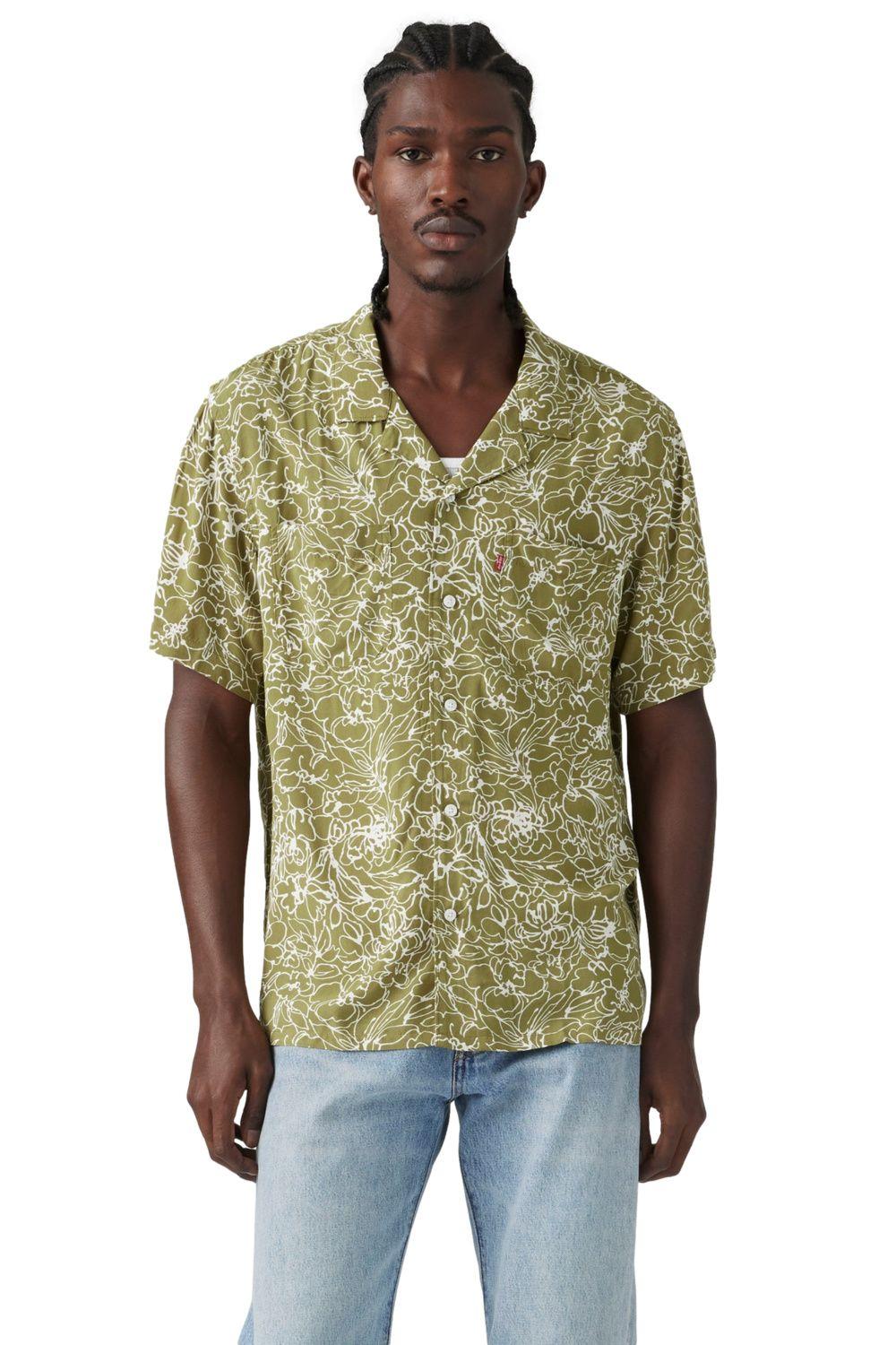 Camisa Hombre S/s Classic Camper Verde Levis 21976-0124-0