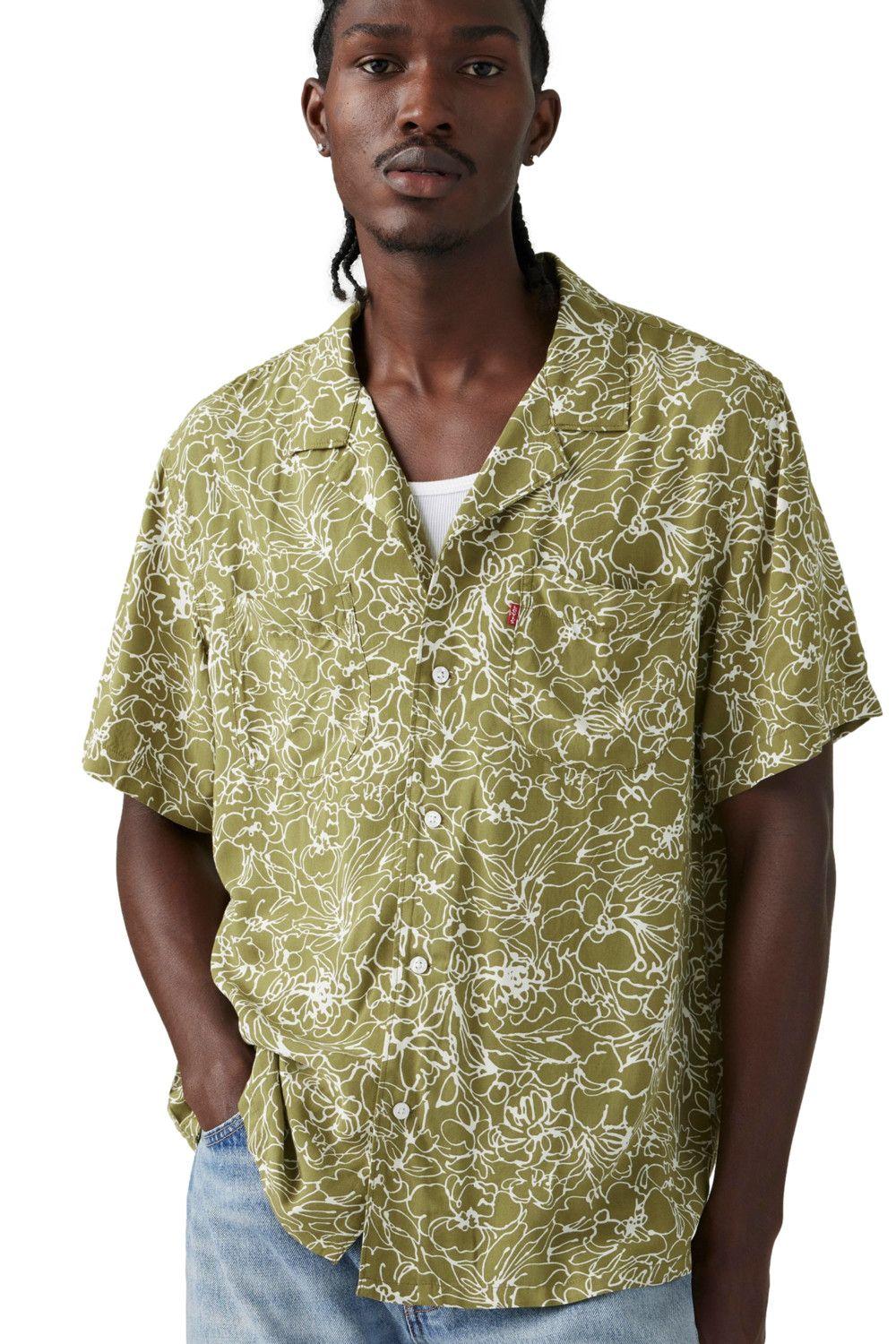 Camisa Hombre S/s Classic Camper Verde Levis 21976-0124-2